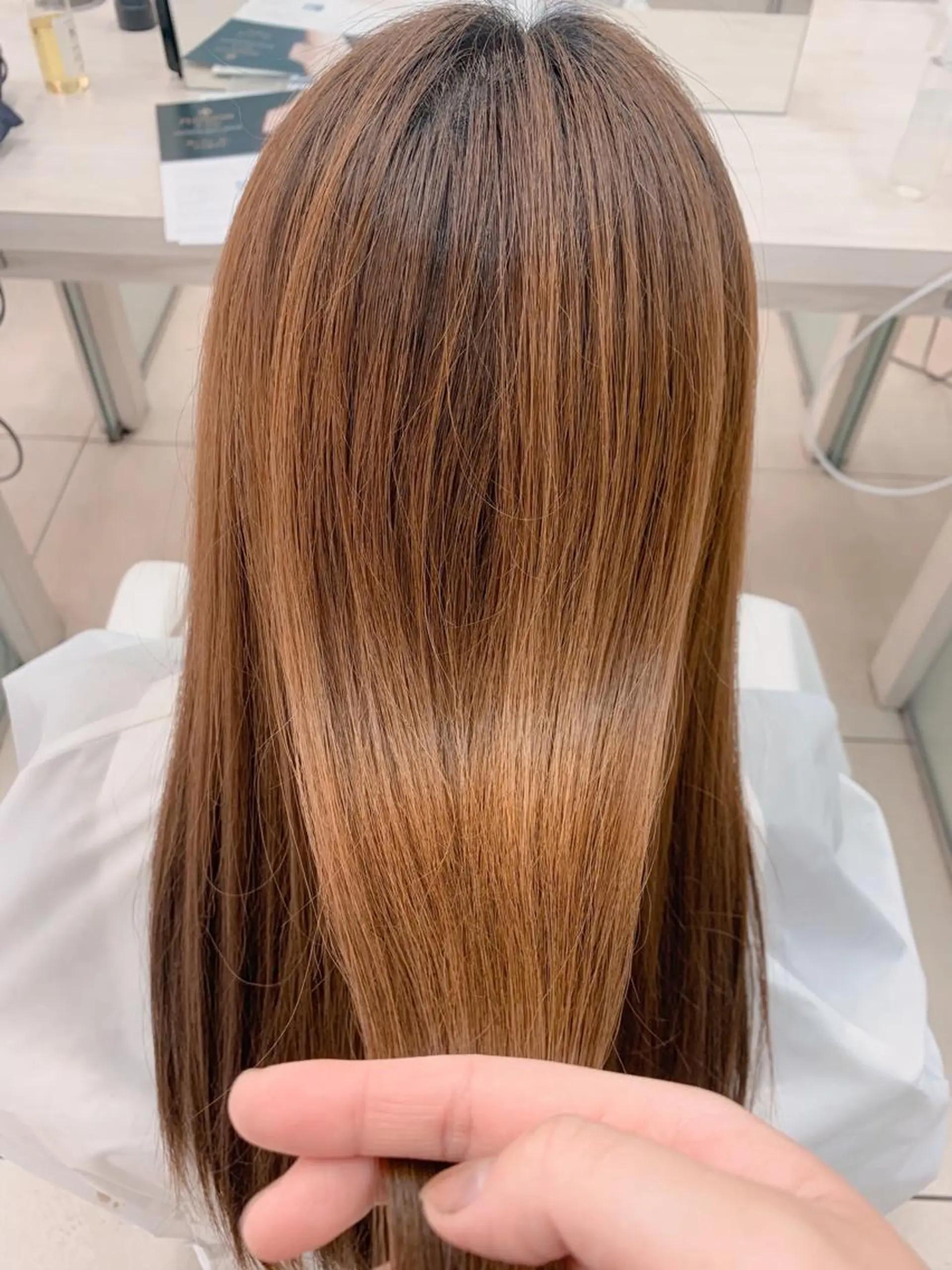 ロング 髪質改善 トリートメント ✂︎レディース のメンズカット屋さんのヘアスタイル