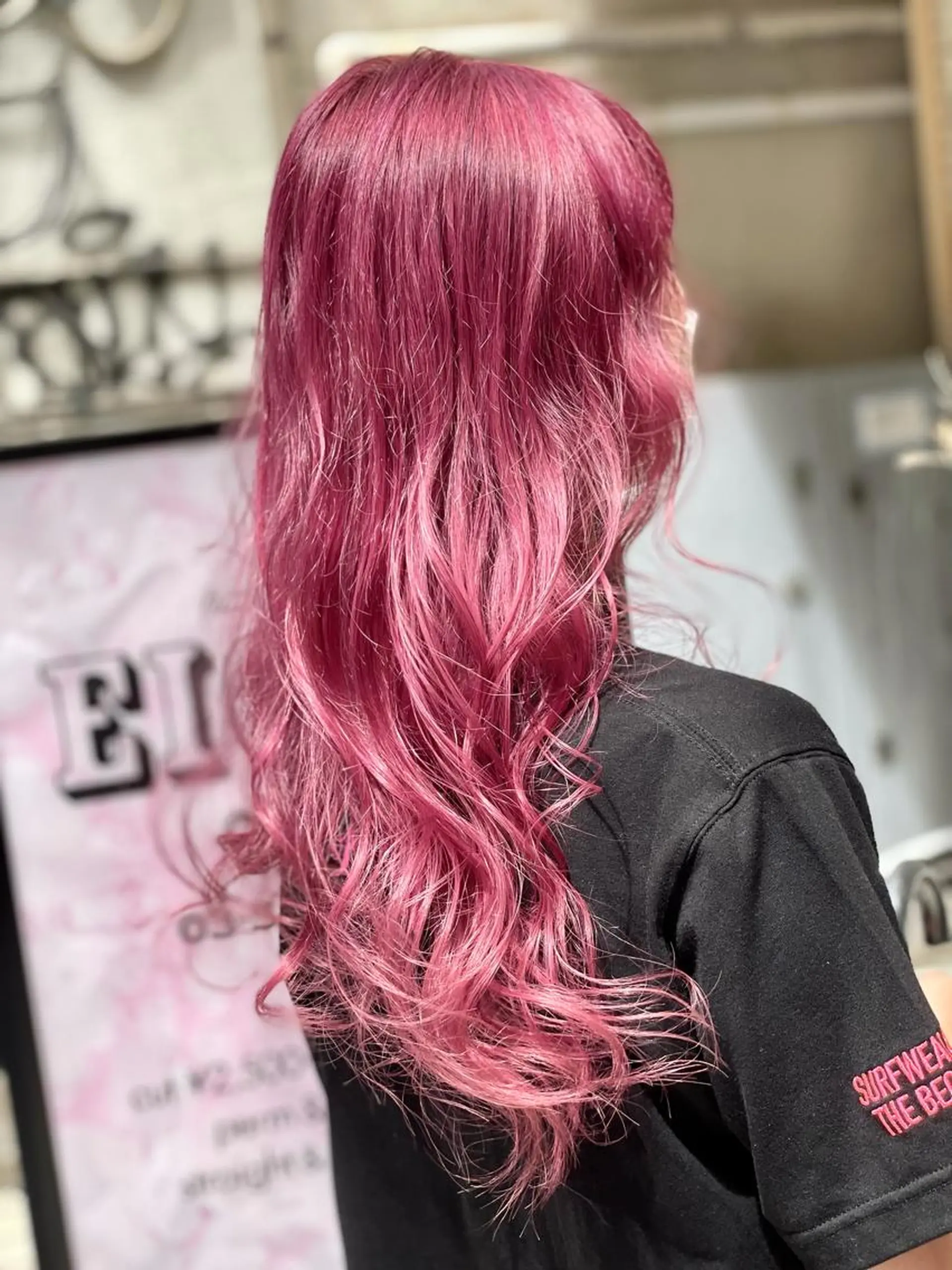 セミロング カラー ヘアアレンジ カット ヘアカラー トリートメント 髪質改善×ハイトーン 中田啄也のヘアスタイル