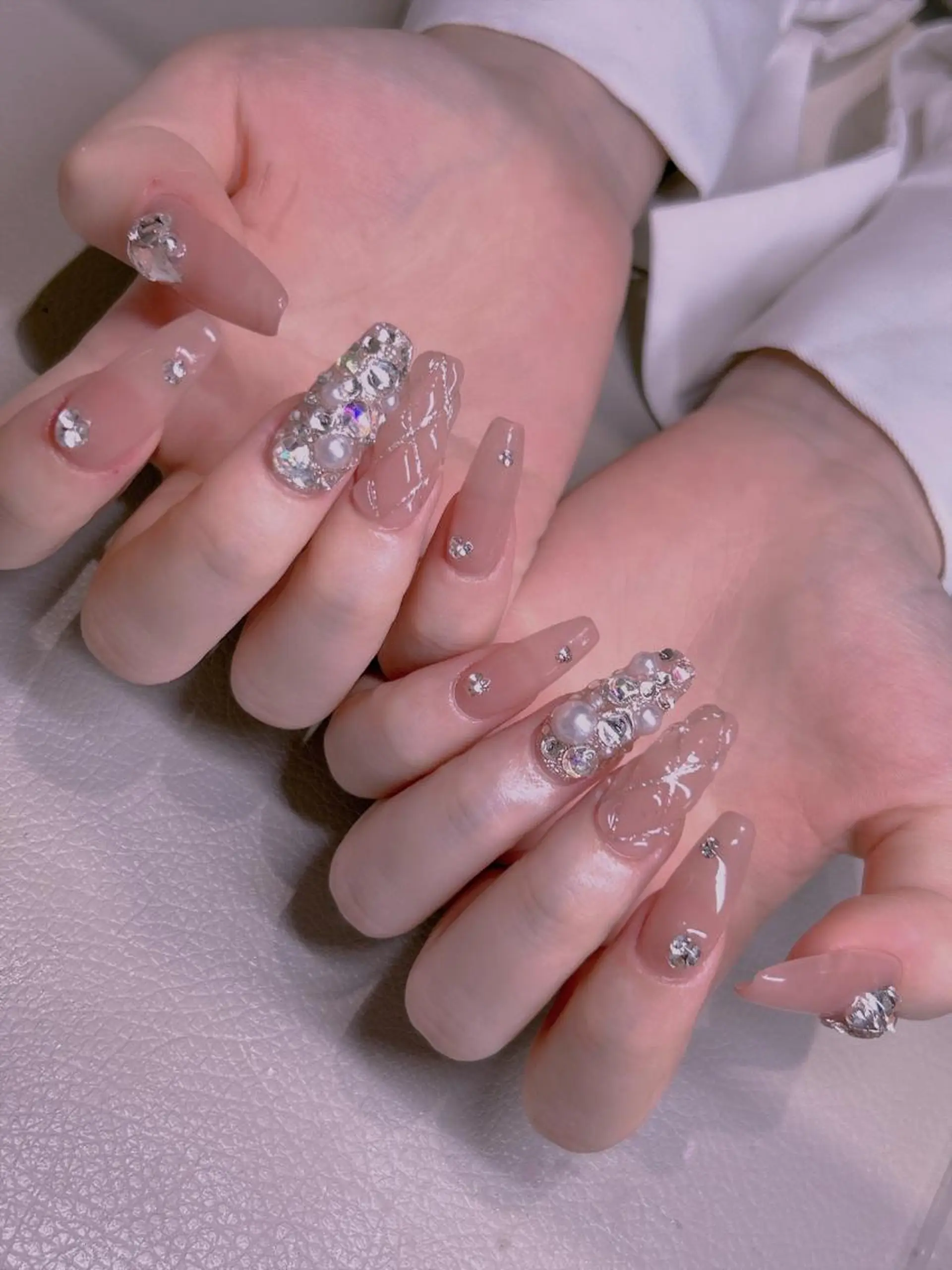 ネイル ハンドネイル 長さだし専門店 M2　rikaのネイルデザイン