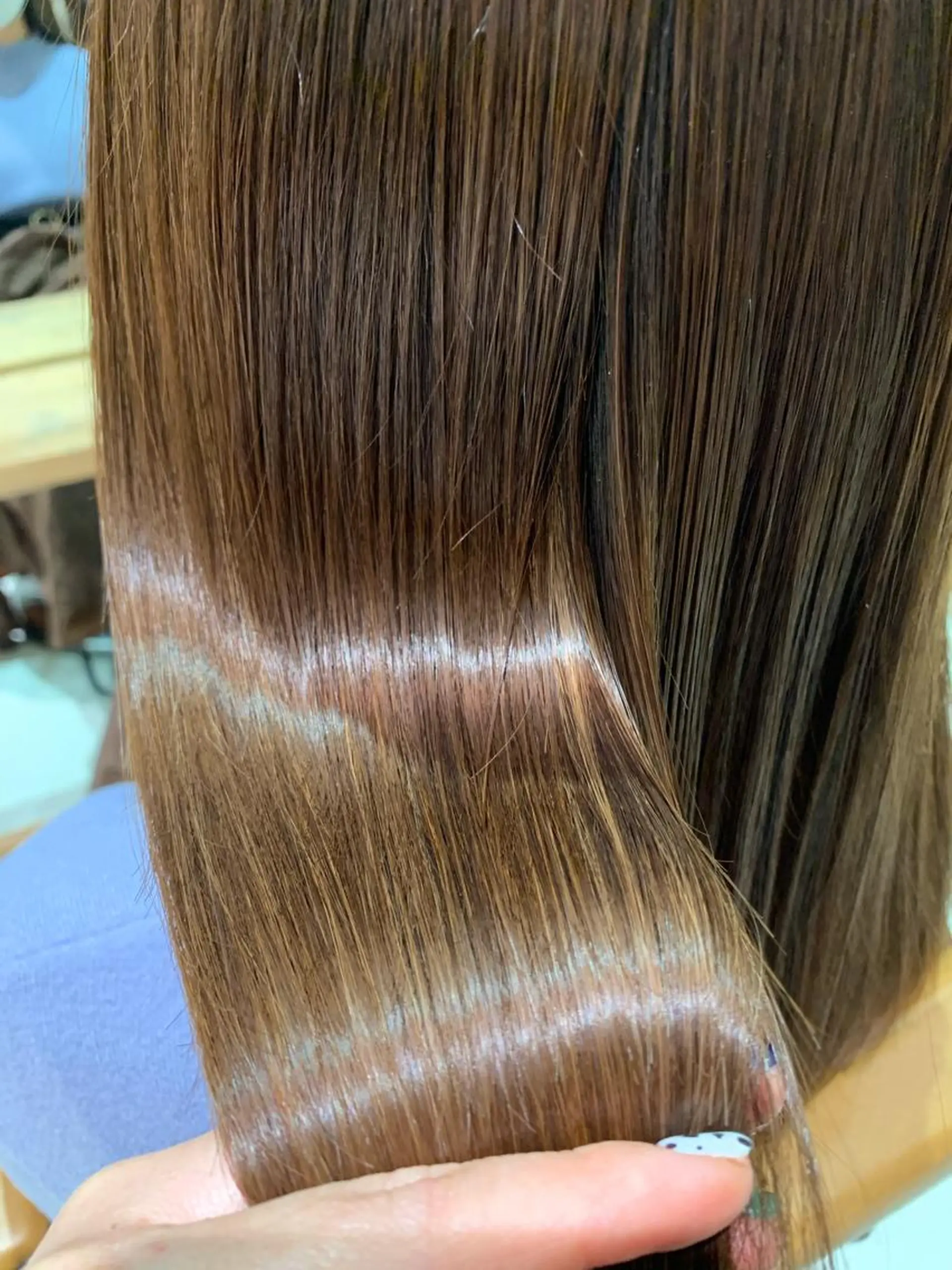 ロング 髪質改善 トリートメント ヘアカラー トリートメント 大関 はるかのヘアスタイル