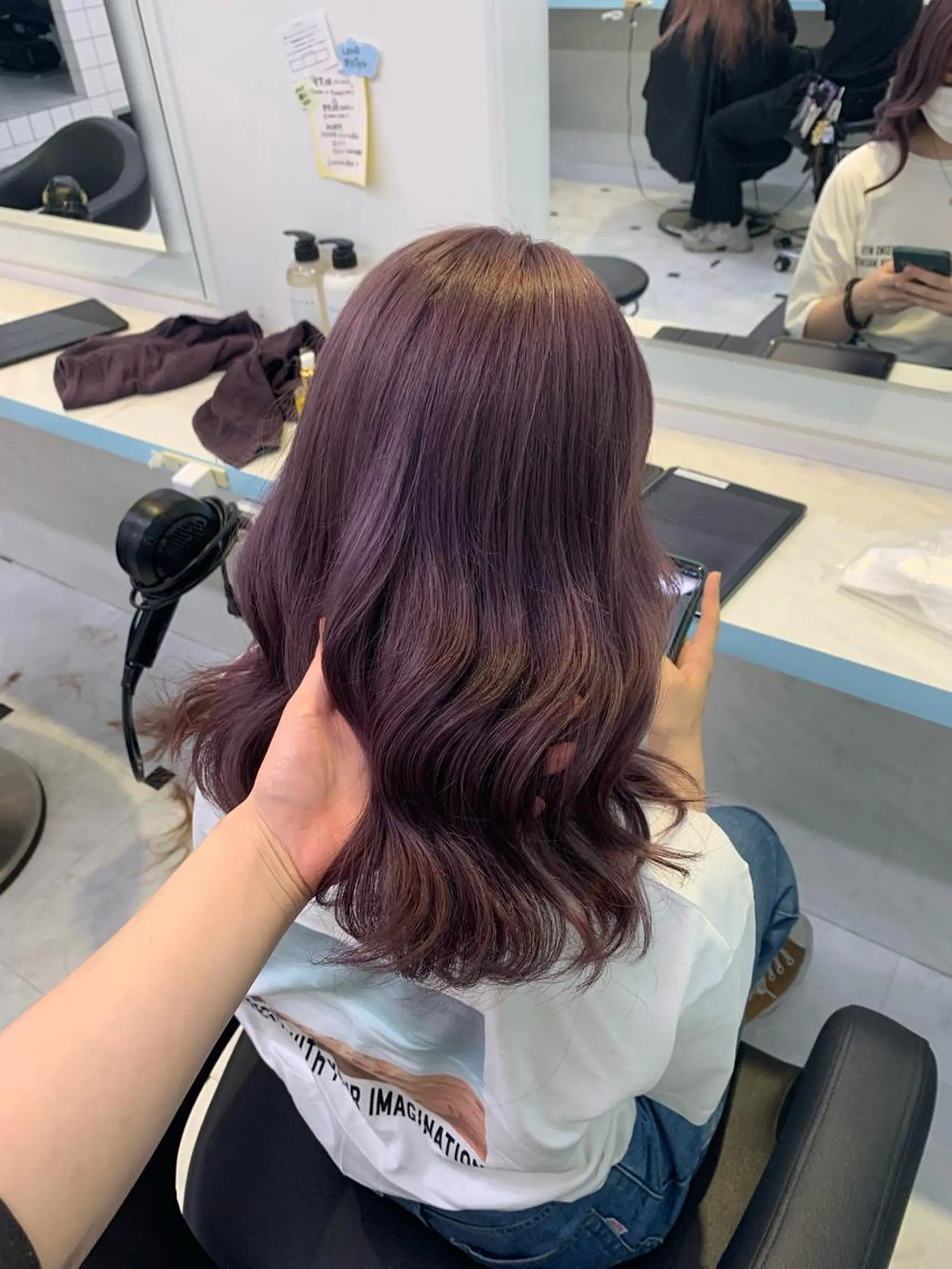 セミロング MOE 福岡韓国ヘア✧︎のヘアスタイル