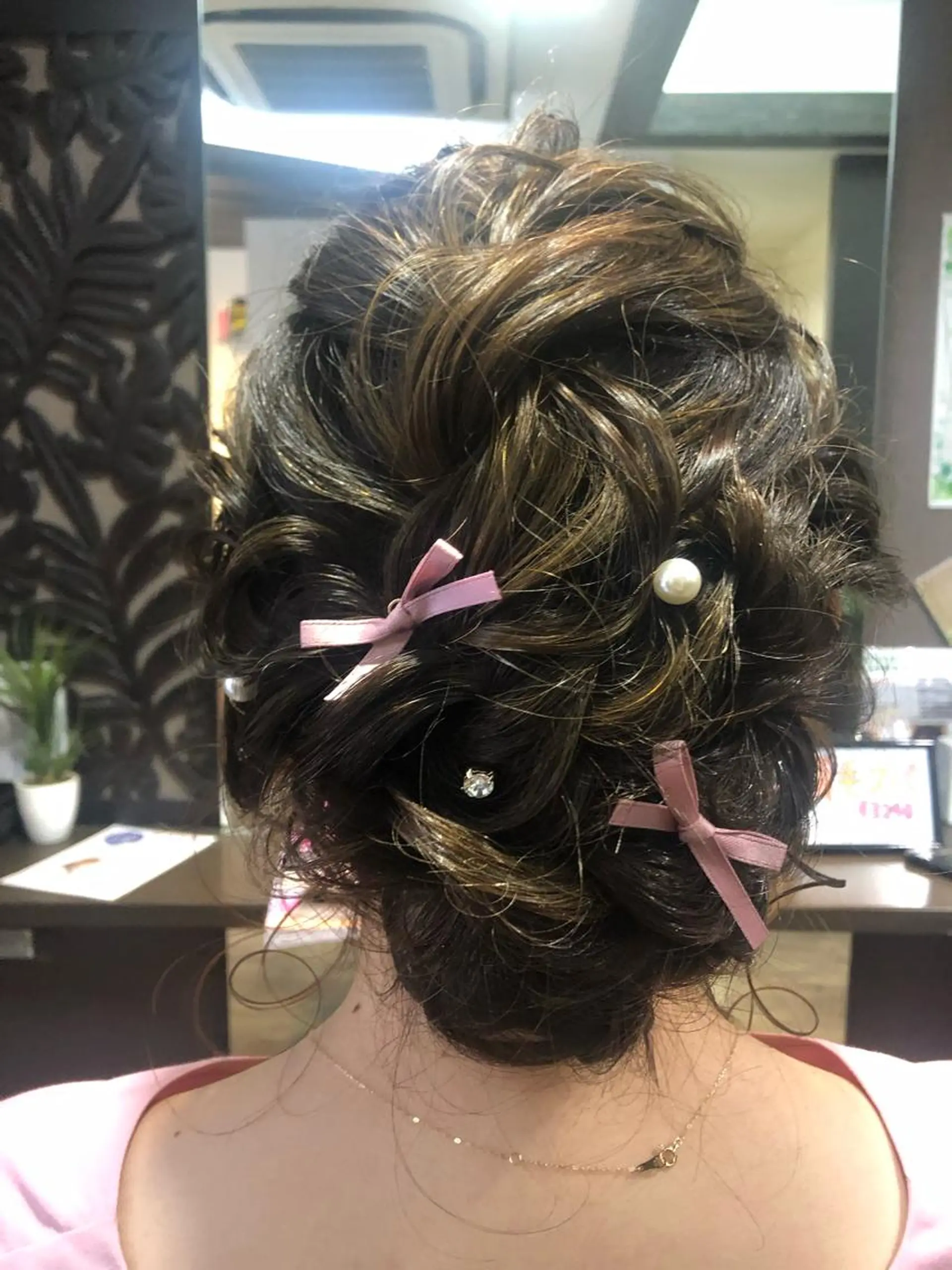 ロング ヘアアレンジ ヘアセット pep natsumiのヘアスタイル