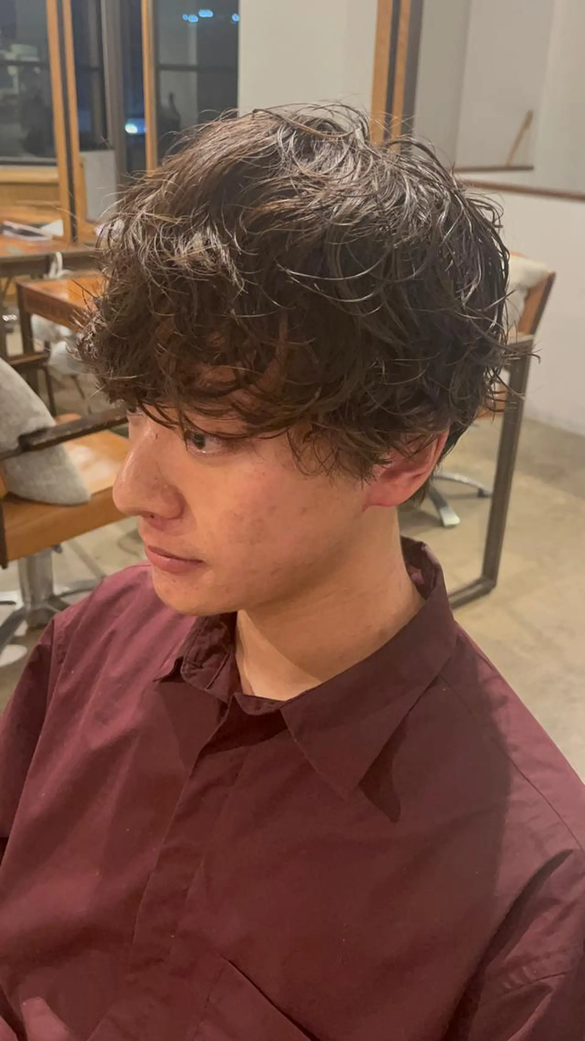 ショート メンズ メンズパーマ メンズスパイラルパーマ rimi/ショート /透明感カラーのヘアスタイル