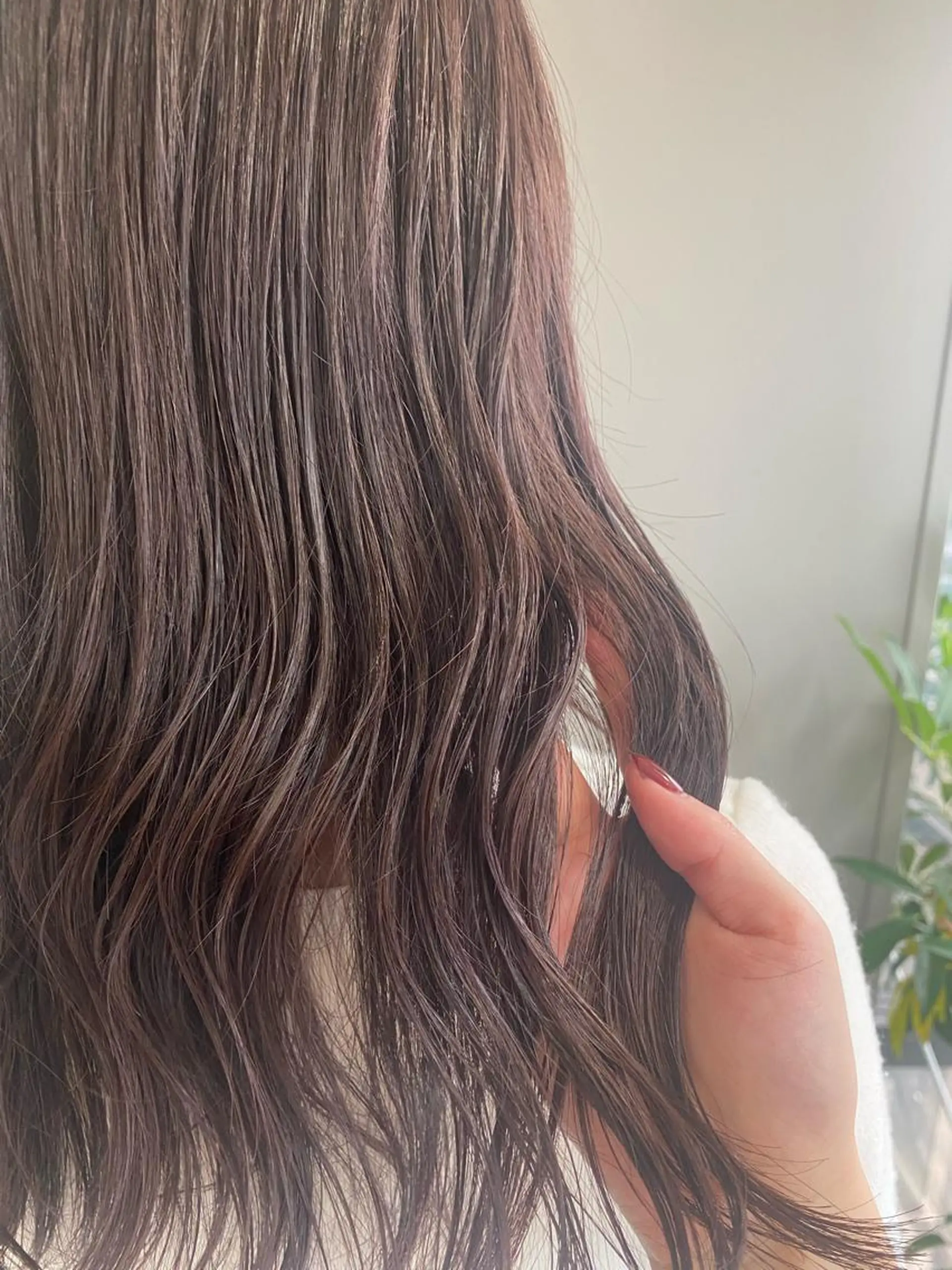 ミディアム カラー ヘアアレンジ ローズカラー ヘアカラー ボブ /ニュアンス/ satomi🧸💖のヘアスタイル