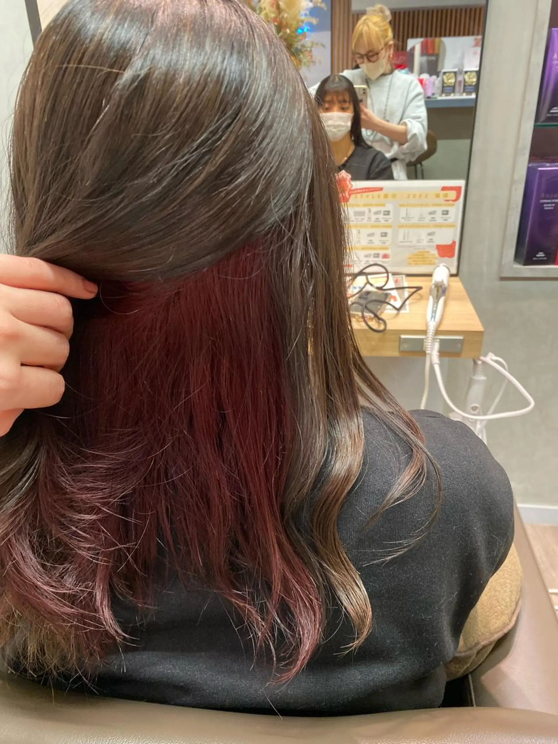 ロング カラー ヘアアレンジ 🎀 amii Hitomi  🎀のマツエク・マツパデザイン