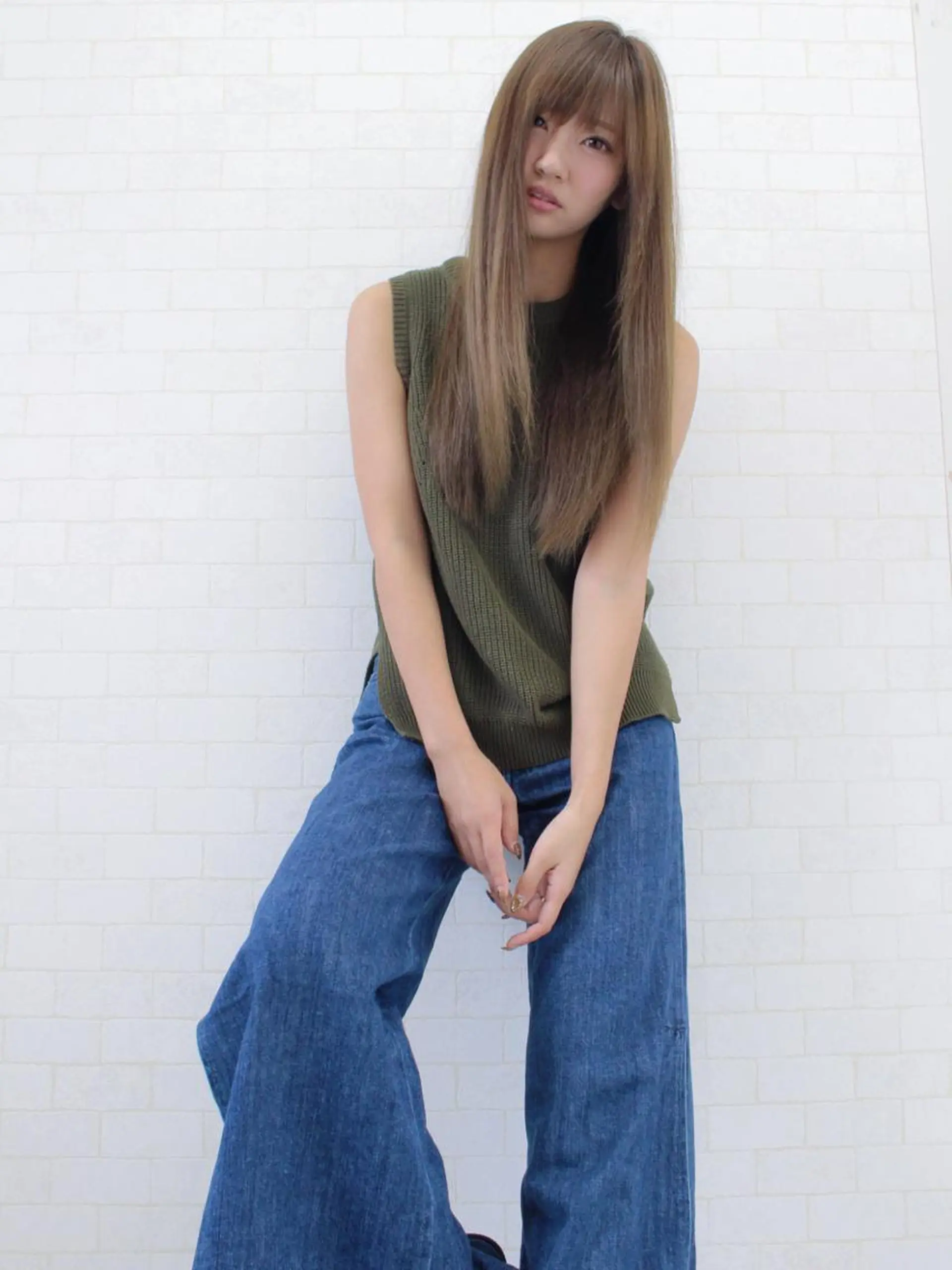 ロング カラー 小濱 秀人のヘアスタイル