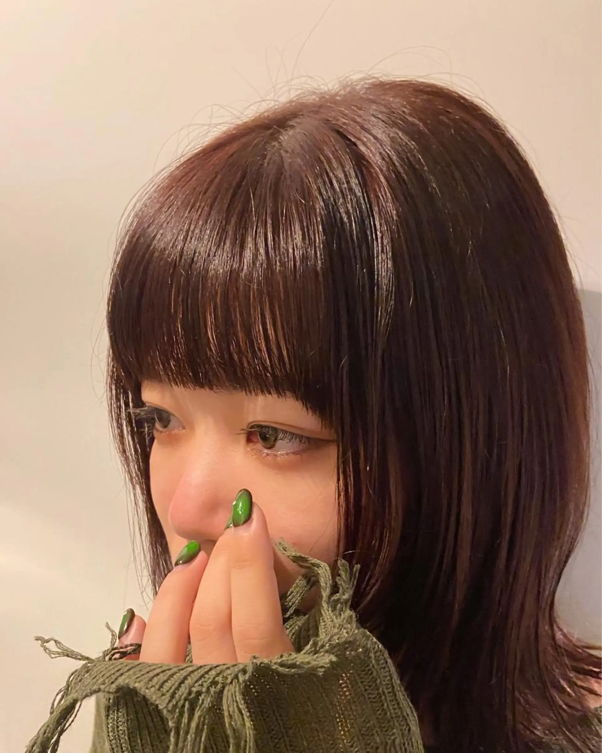 カラー ブリーチ ブリーチなしカラー Mori Aimiのヘアスタイル