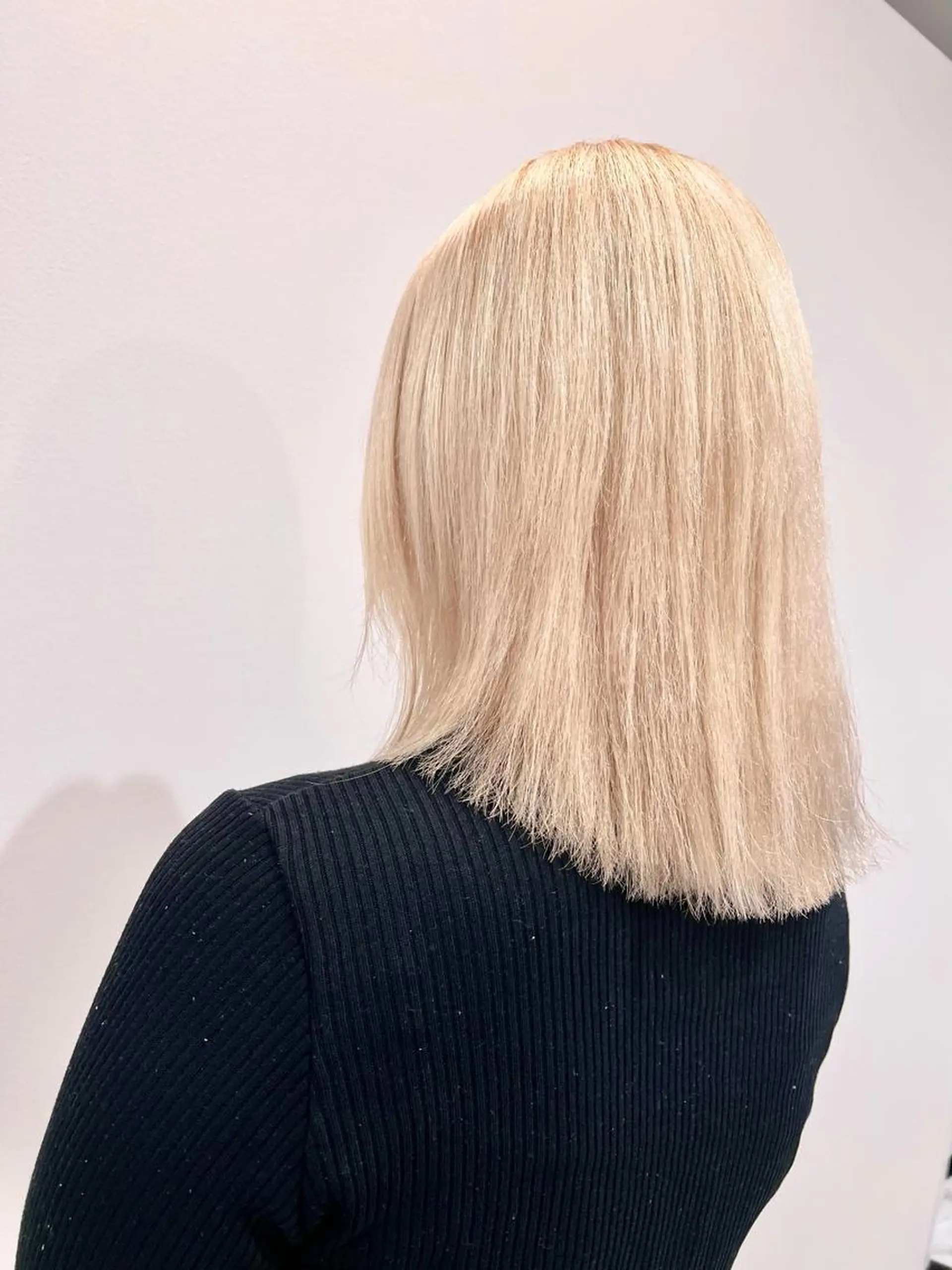 ミディアム ヘアカラー トリートメント ブリーチ毛に縮毛矯正 ✨カラー✨山田 正幸のヘアスタイル