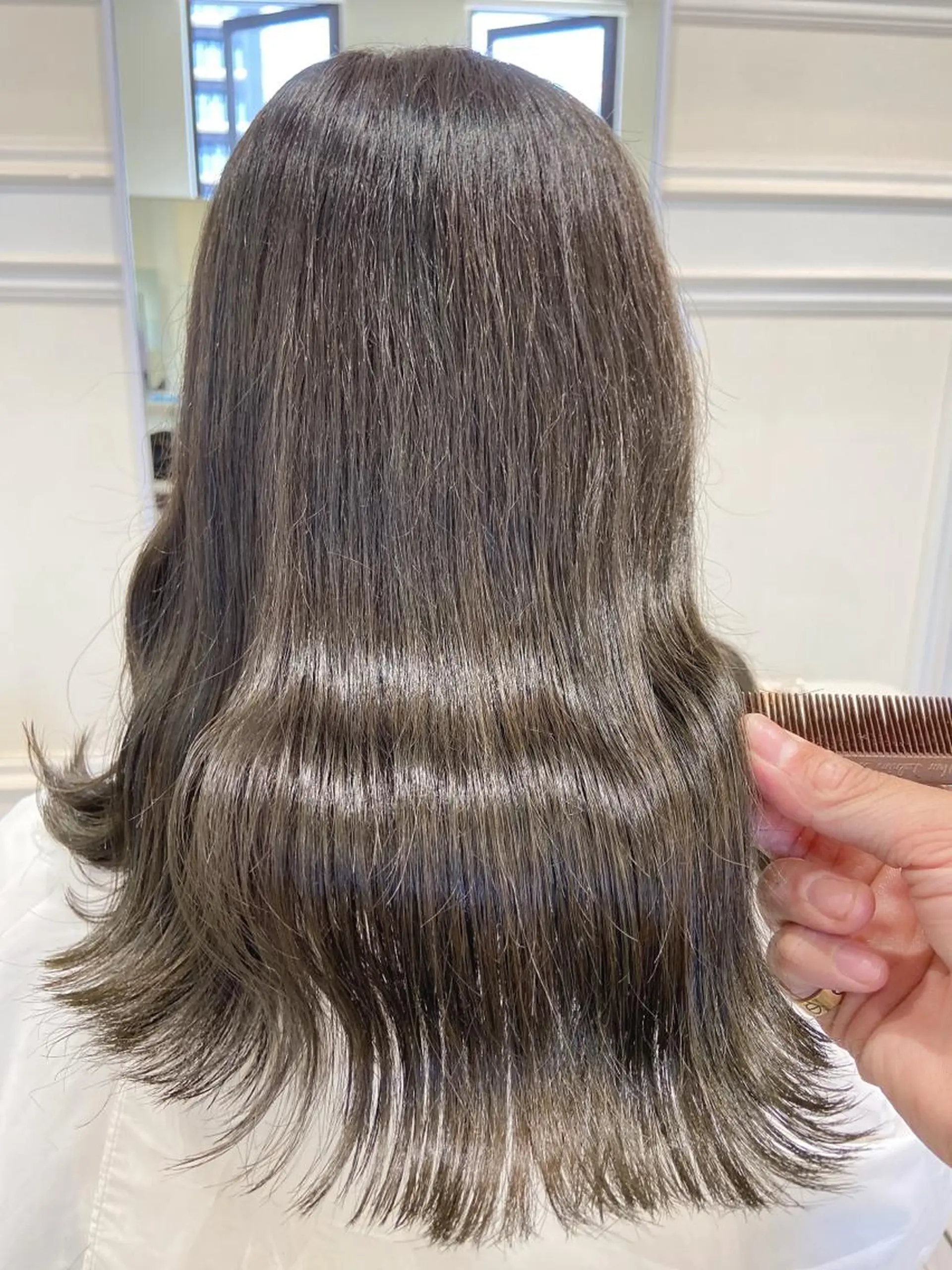 ロング カラー アクアカラー ダブルカラー グラデーションカラー ハイライトカラー イルミナカラー カット ヘアカラー 韓国/色気/レイヤー /AVANCE天王寺のヘアスタイル