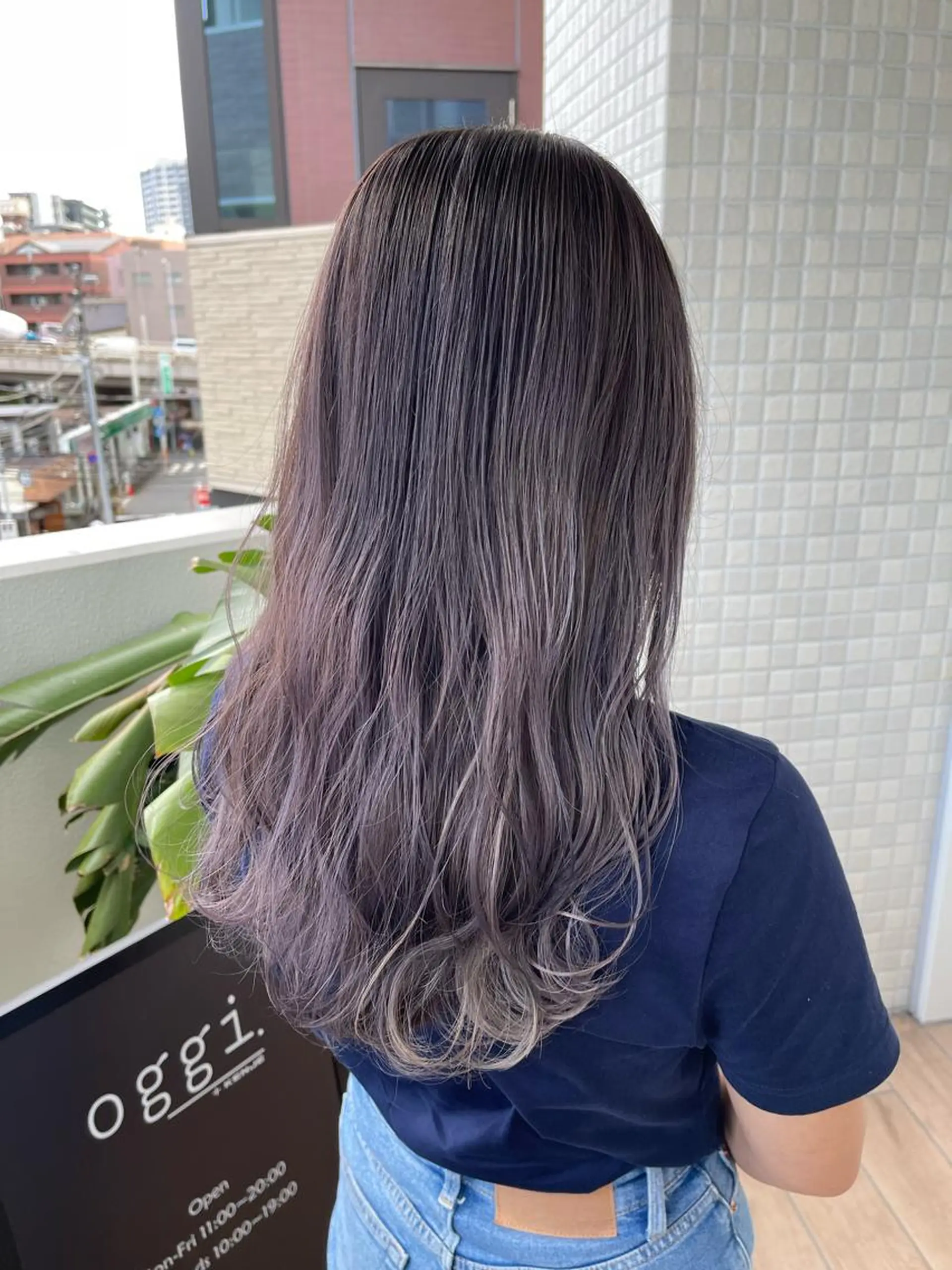 ロング ヘアカラー トリートメント レイン🌏🌱 似合わせ/ハイトーンのヘアスタイル