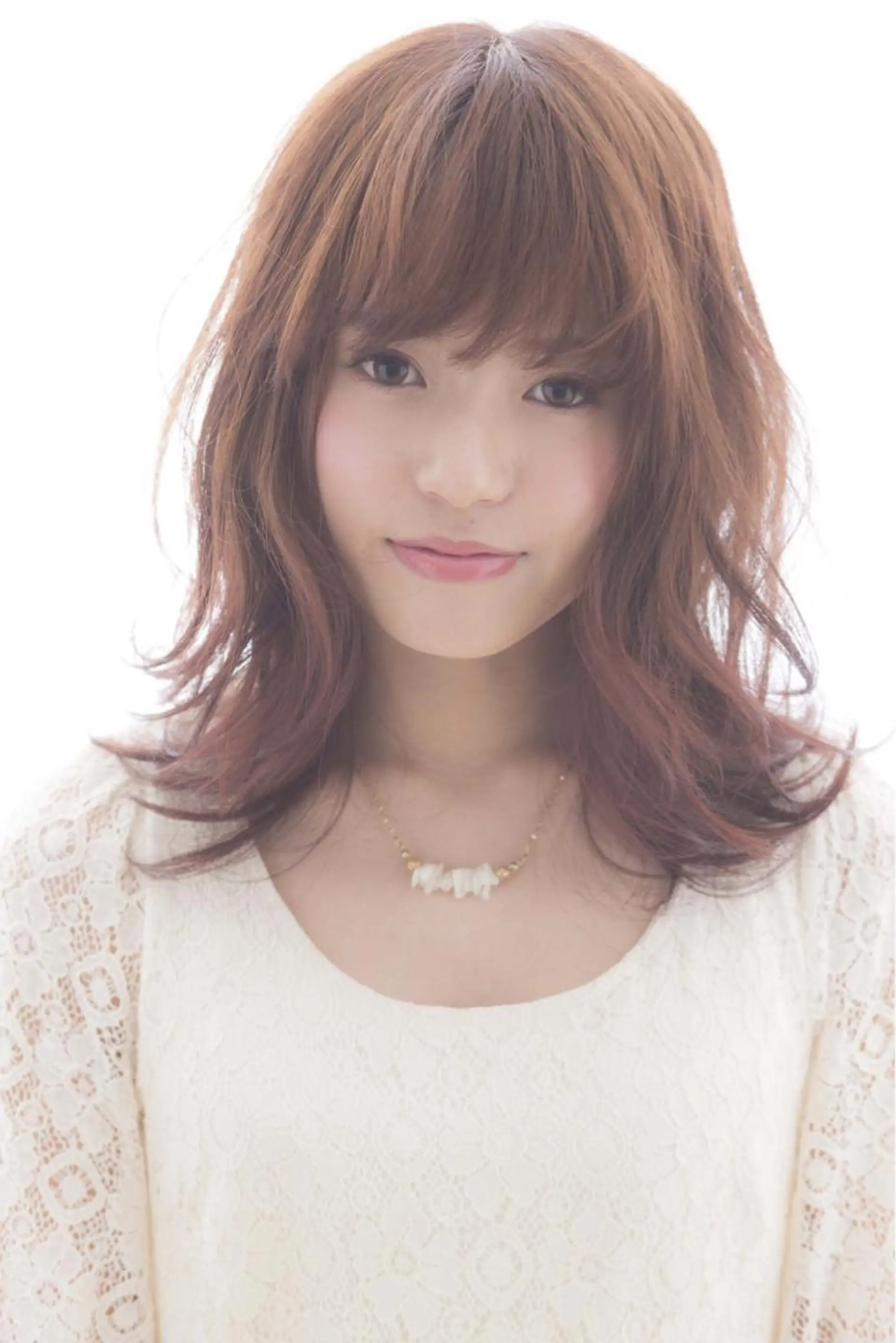 ミディアム カラー パーマ embrace エンブレイスのヘアスタイル