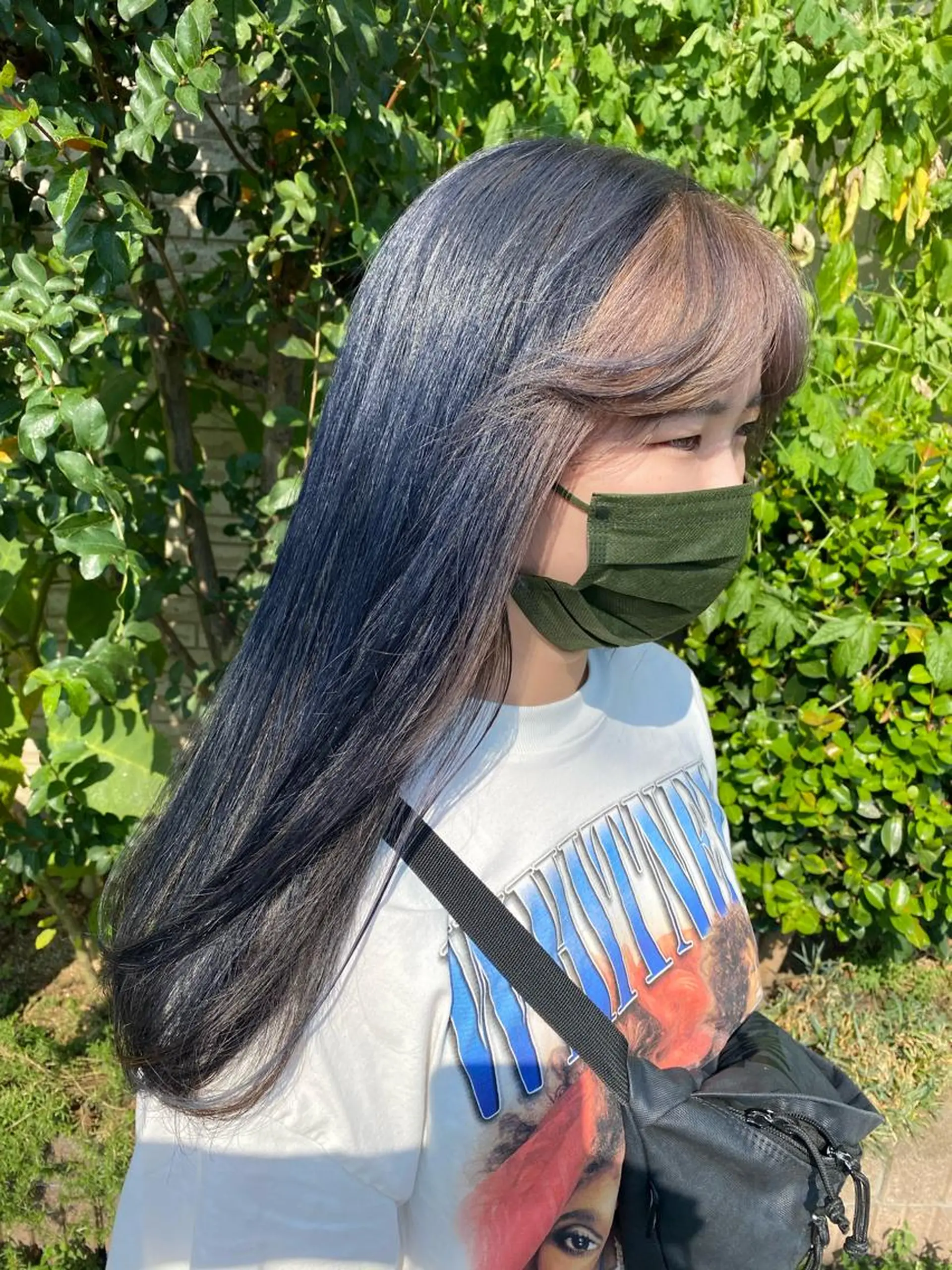 ロング ヘアカラー トリートメント 永沼 真依のヘアスタイル