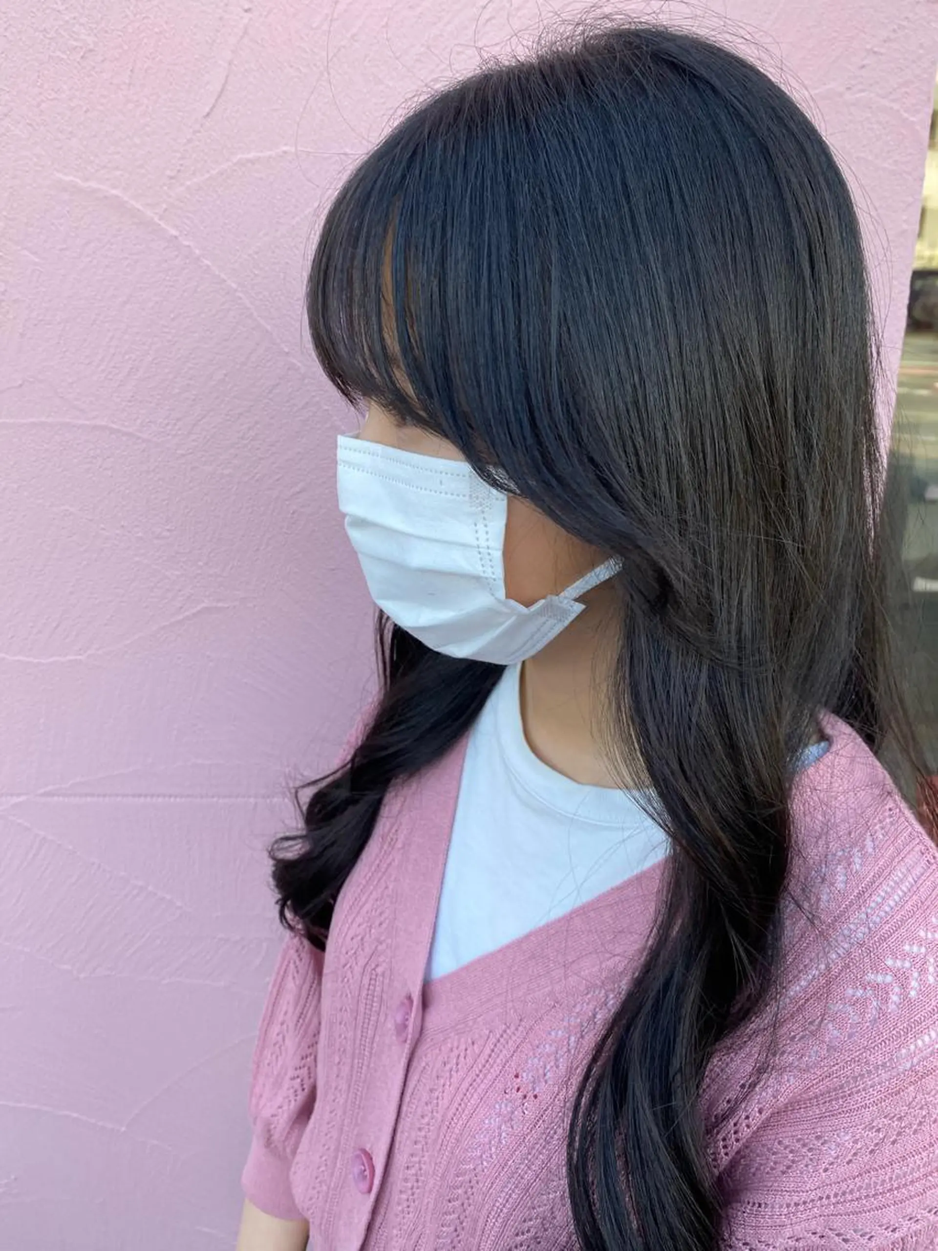 ロング ヘアアレンジ キッズ 切りっぱなしボブ ショートボブ 子どものヘアアレンジ ボブ くびれヘア 似合わせレイヤー/ Wカラー🧸こころのヘアスタイル