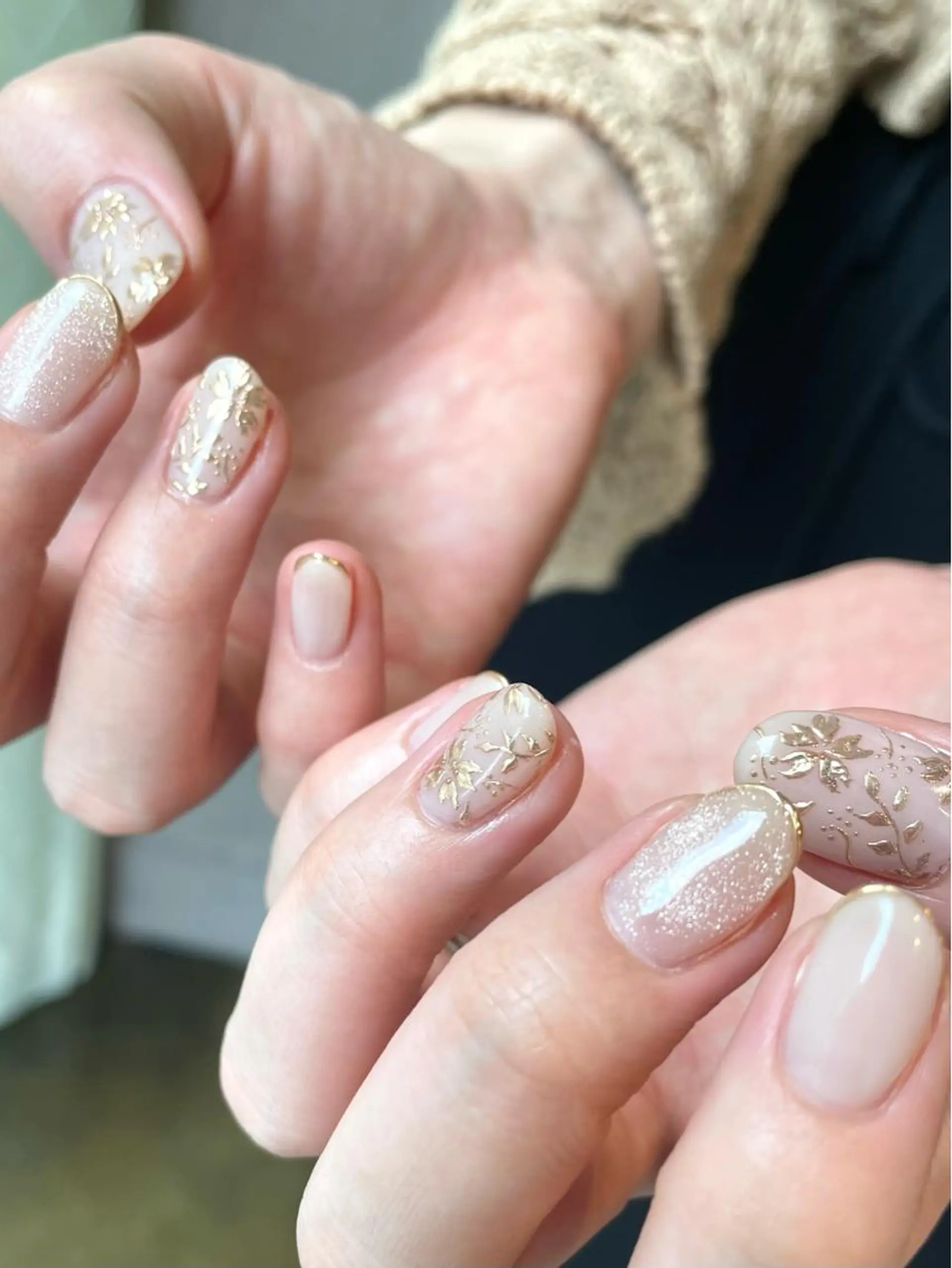 ネイル 桜ネイル cachette mのネイルデザイン