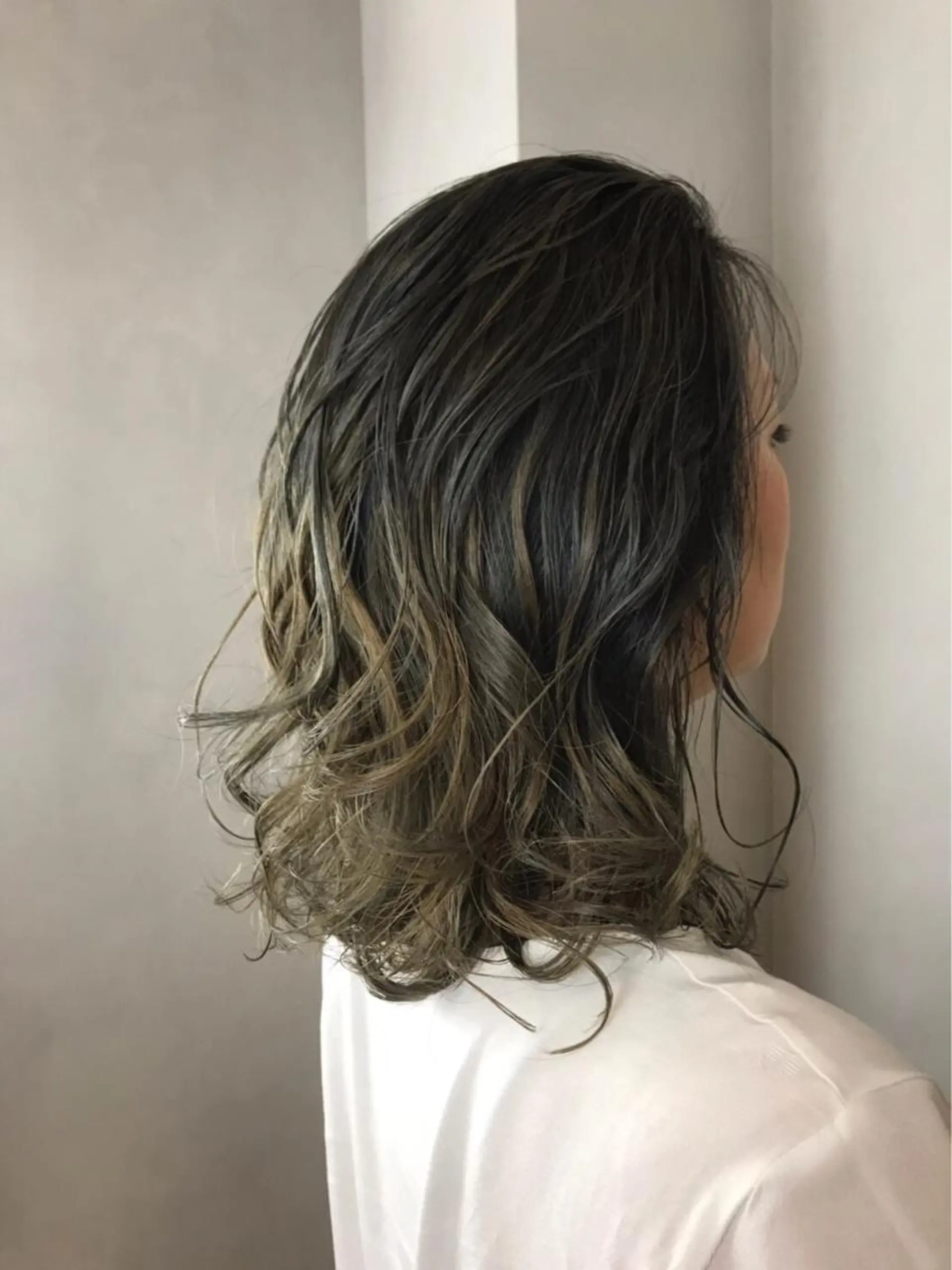 ミディアム カラー カット ヘアカラー BROCANTE立川 karasawa.nのヘアスタイル