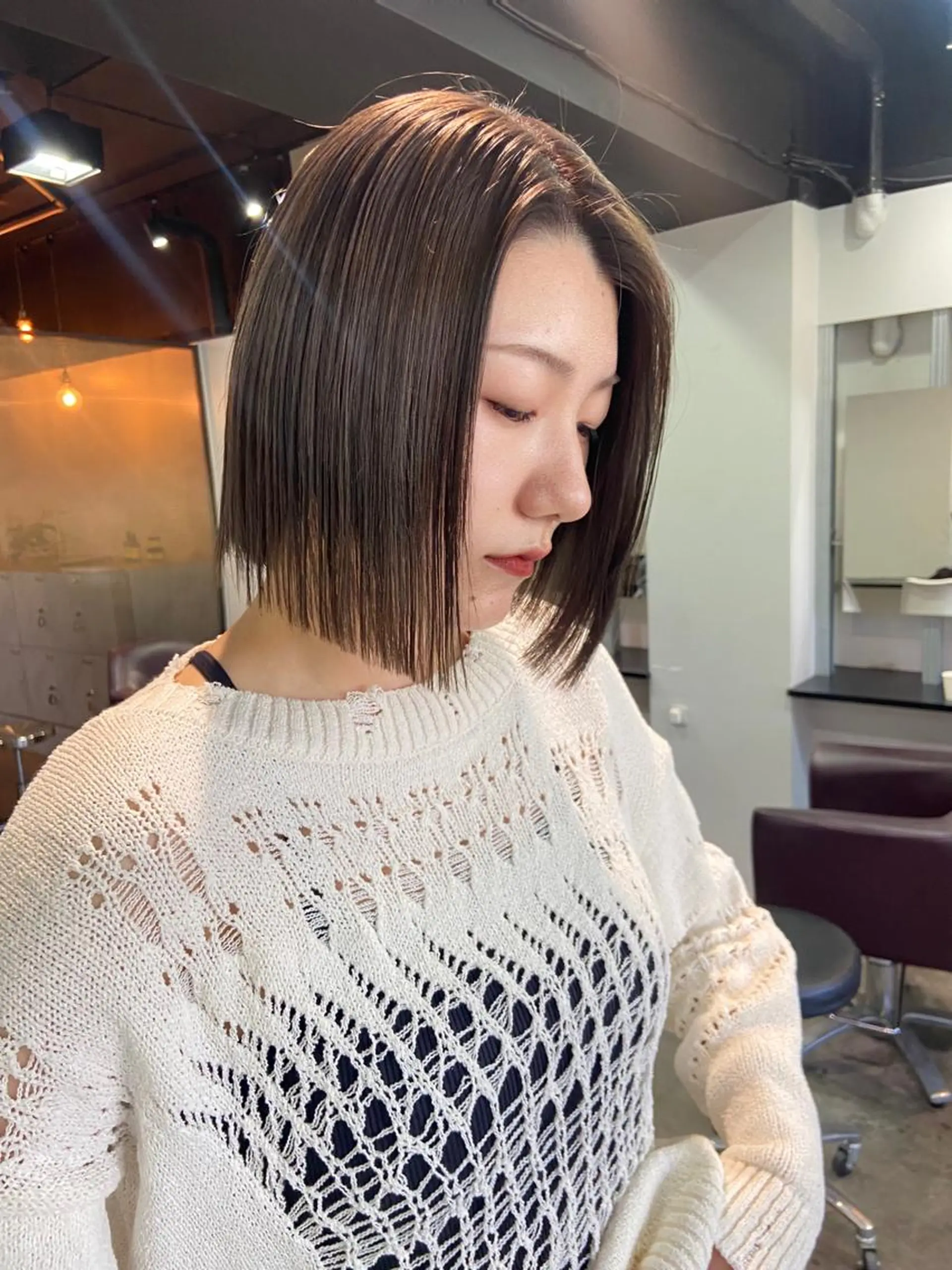 ミディアム カラー 地毛風艶カラー🌿 喜多夏海のヘアスタイル