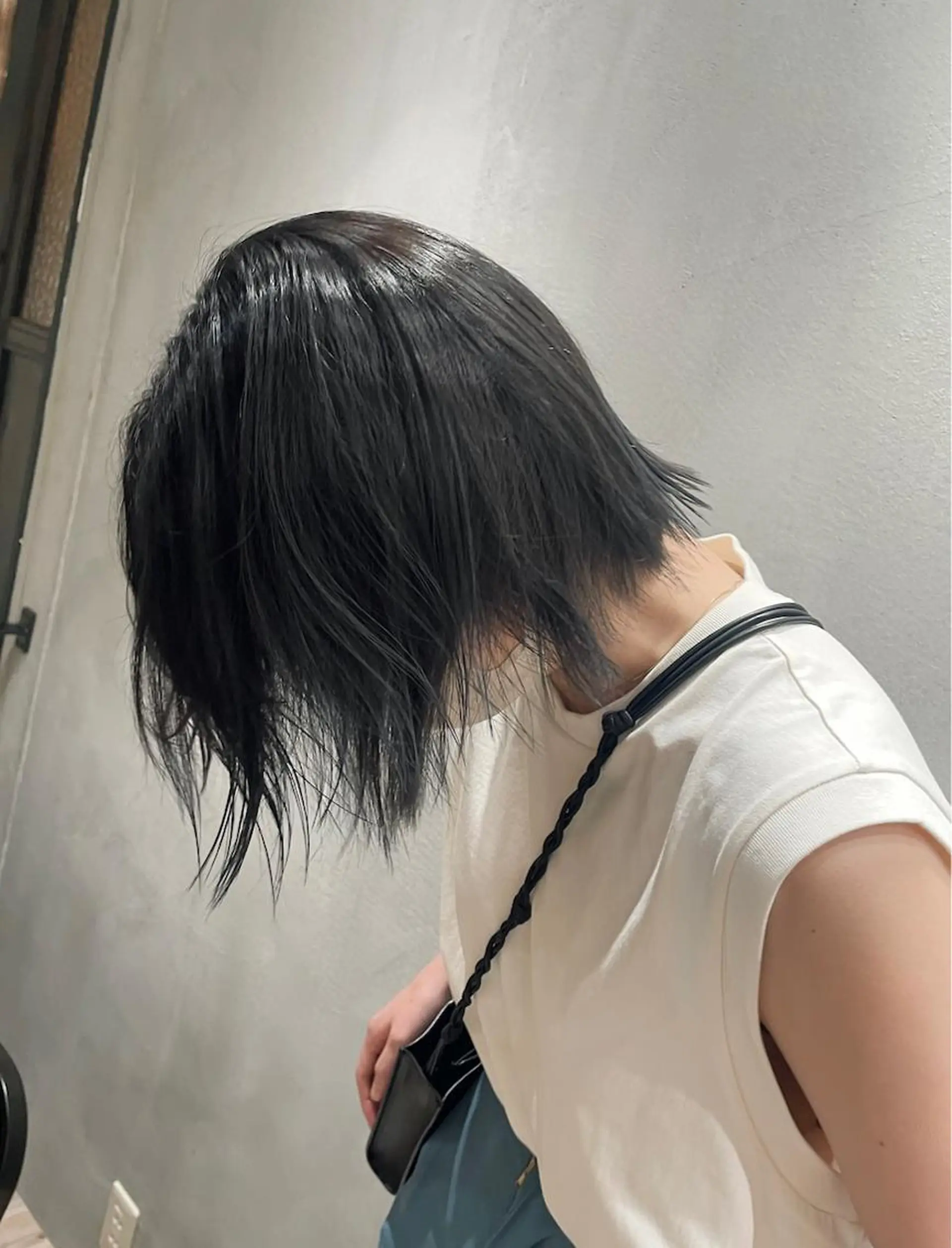 ミディアム カラー ブリーチ ブルーカラー ブリーチなしカラー Re.ly🎀 Ricoのヘアスタイル