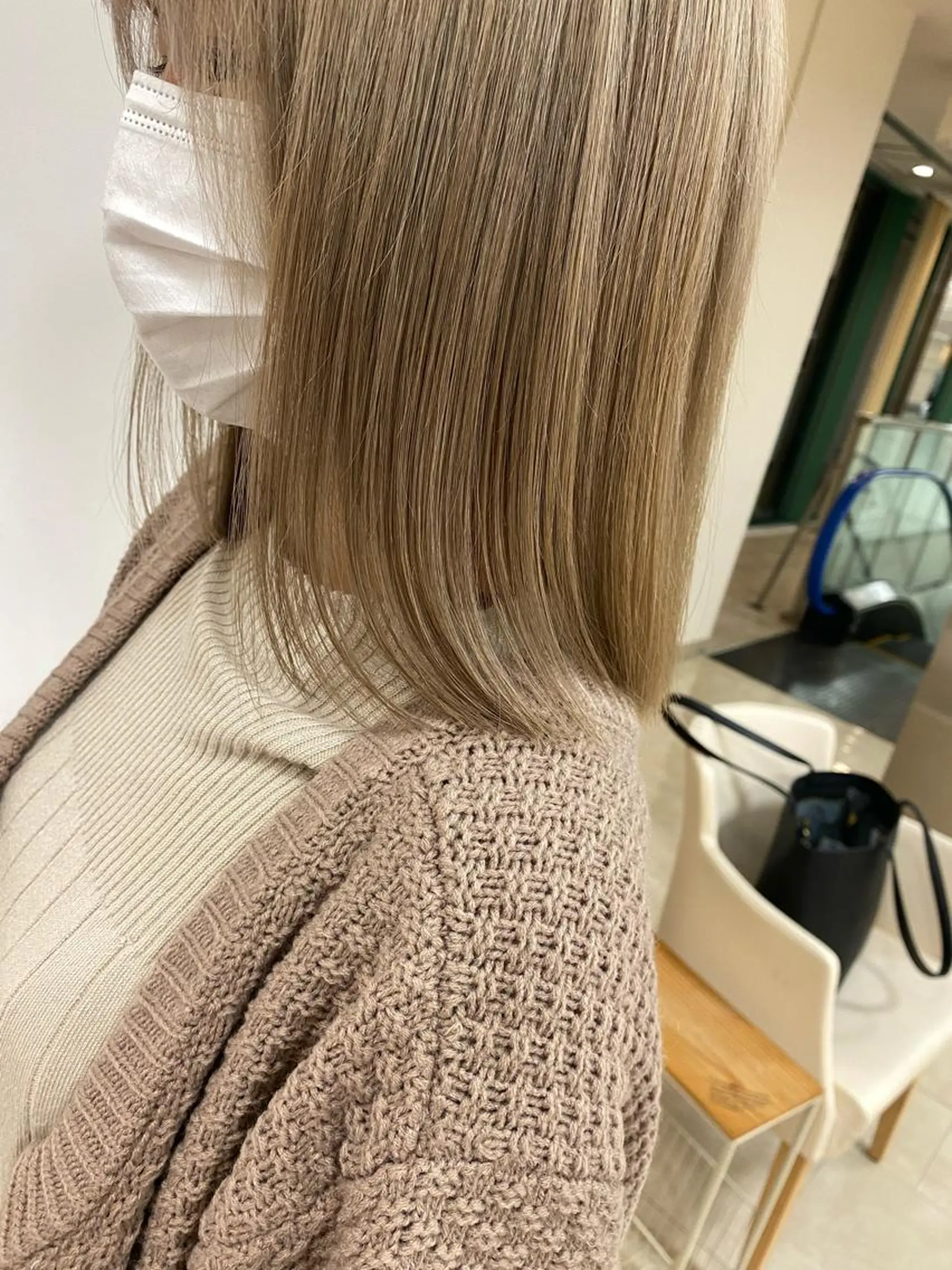 ミディアム カラー カット ヘアカラー ハイトーン/ウルフ /レイヤー/坂野幸伸のヘアスタイル