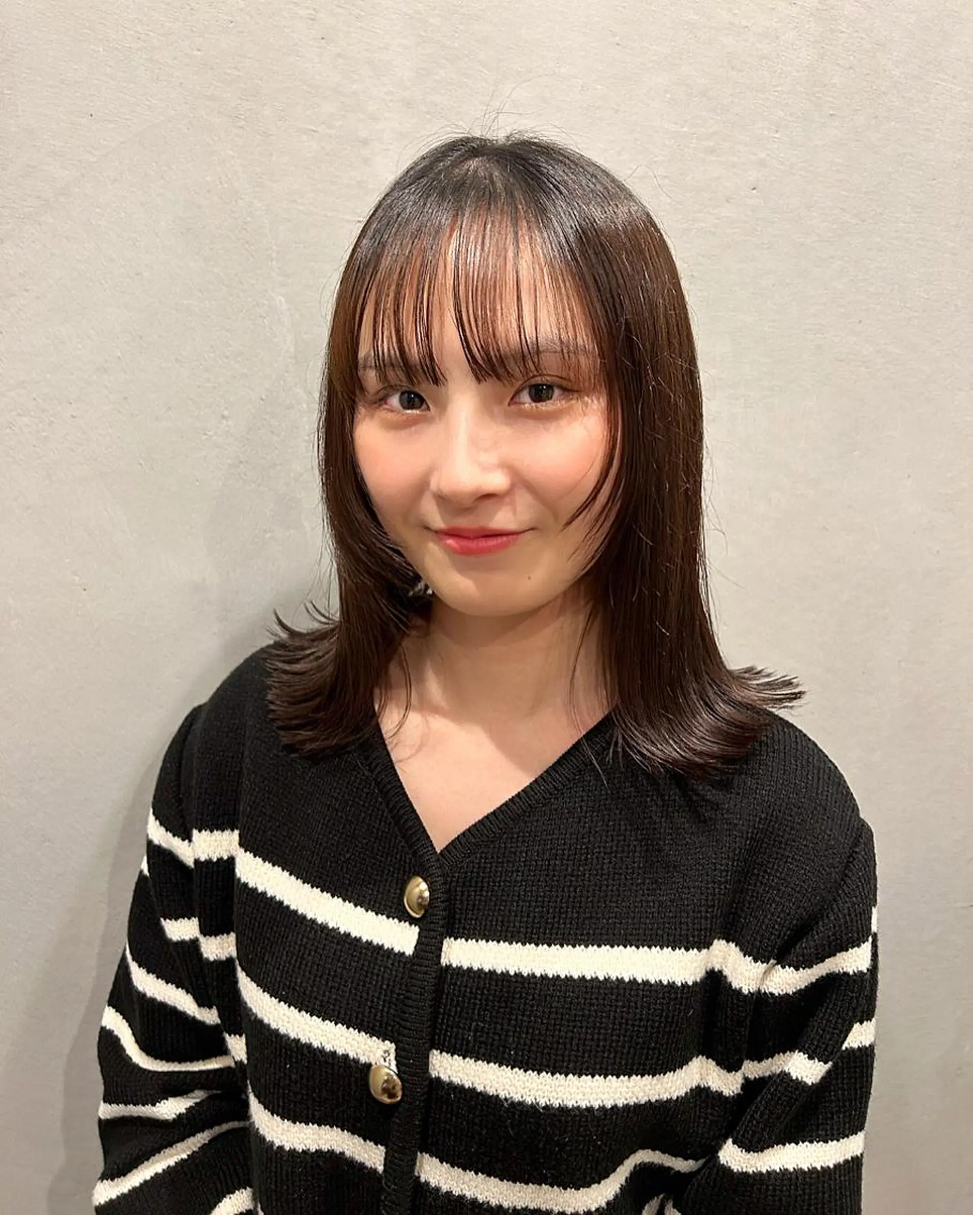 ミディアム レイヤーカット レイヤーカット/長岡 グレージュ/マユ🎀のヘアスタイル