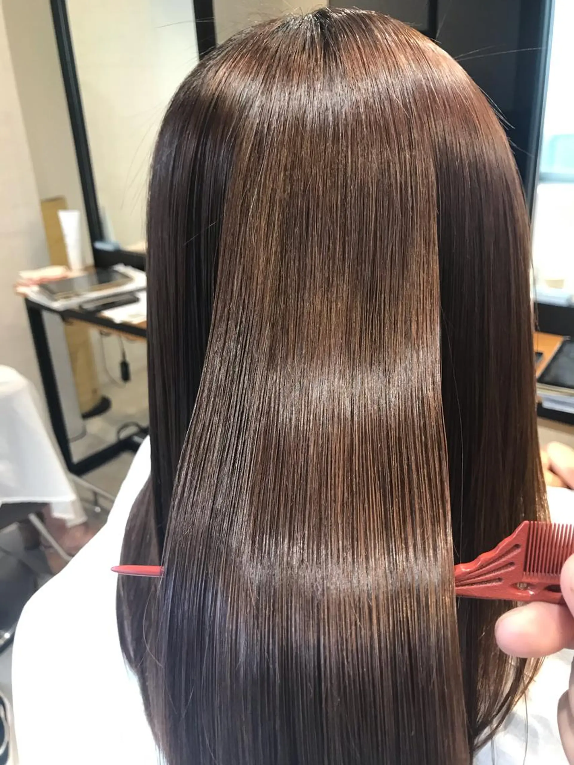 セミロング Emerge渋谷店　［エマージュ］所属・美髪縮毛矯正No1 toshiのヘアスタイル