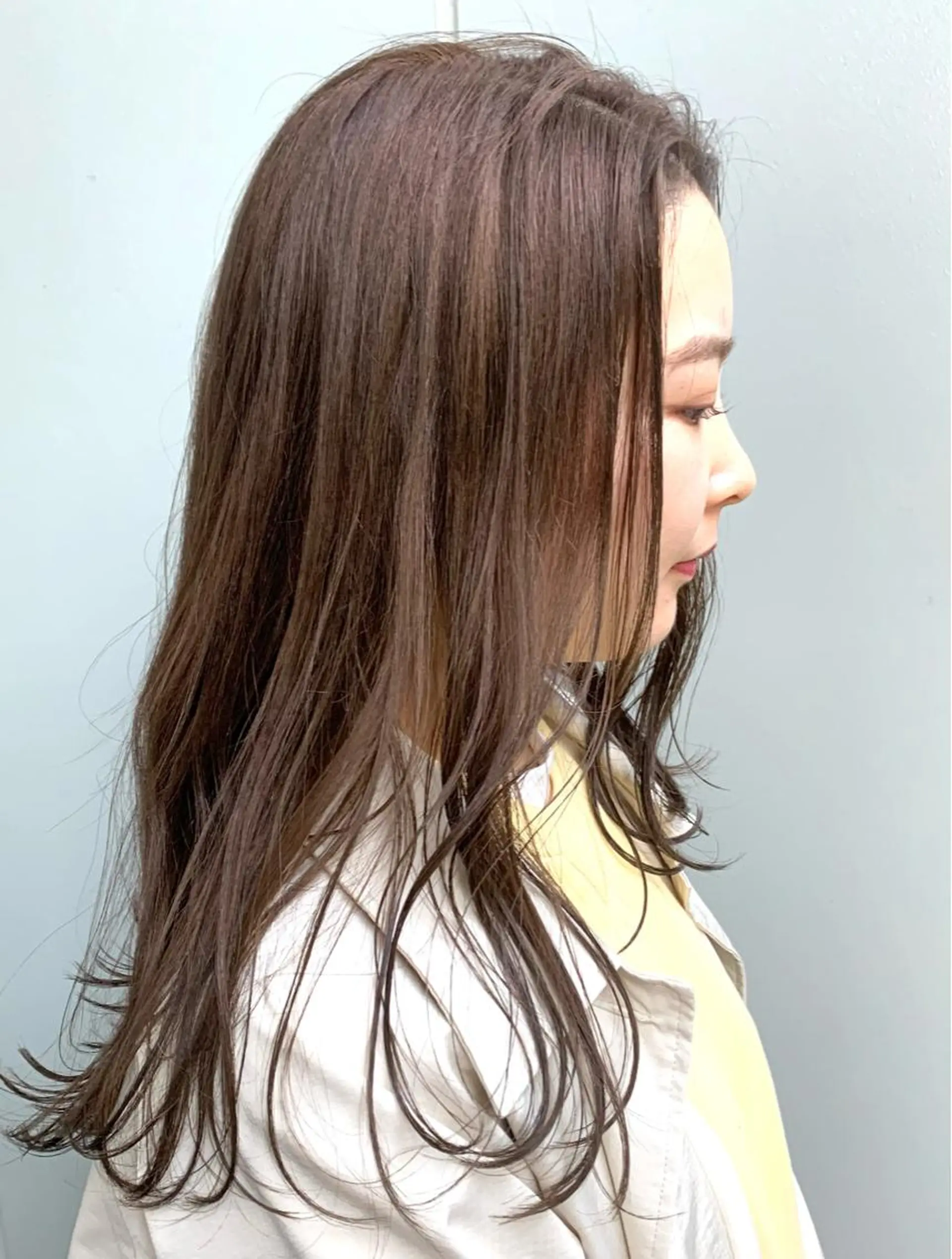 ロング カラー カット ヘアカラー トリートメント 明治神宮前 NANAMIのヘアスタイル