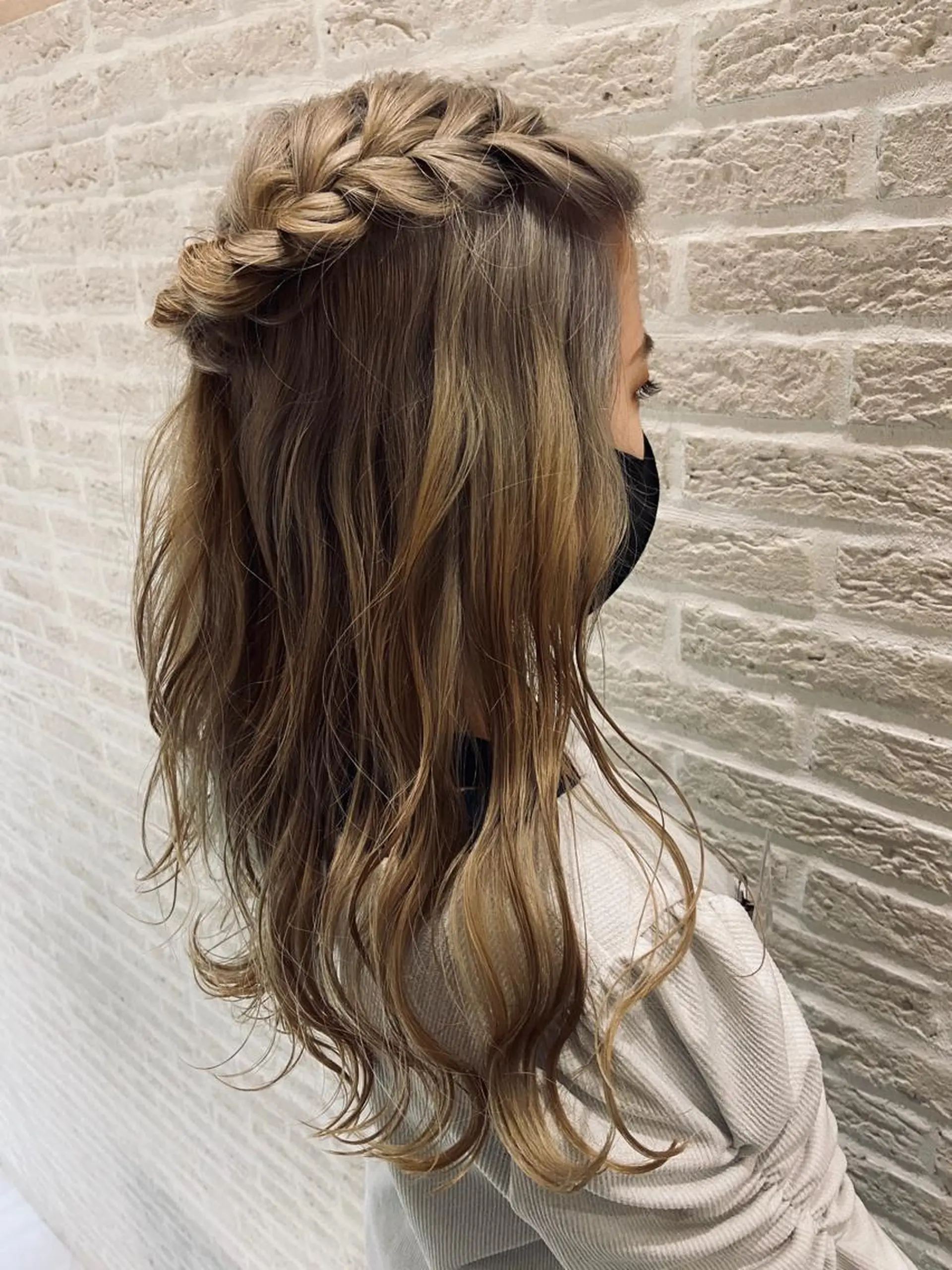 ロング カラー ヘアアレンジ 北岡 慶子 大宮駅西口徒歩3分のヘアスタイル