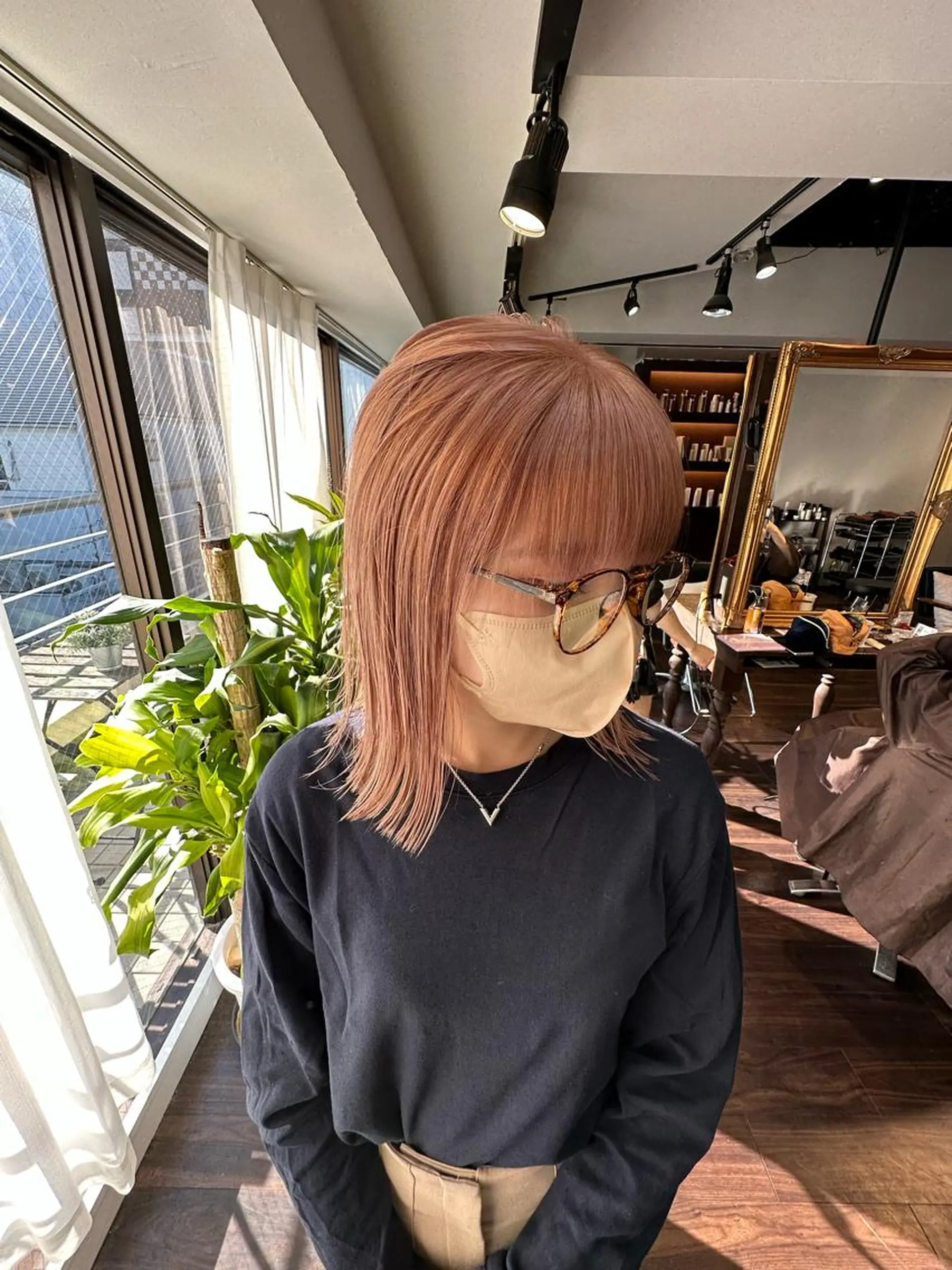 ミディアム カラー アディクシーカラー ブリーチ ケアブリーチ ダブルカラー ハイトーンカラー ワンホン/エクステ ケラチン/Kaitoのヘアスタイル