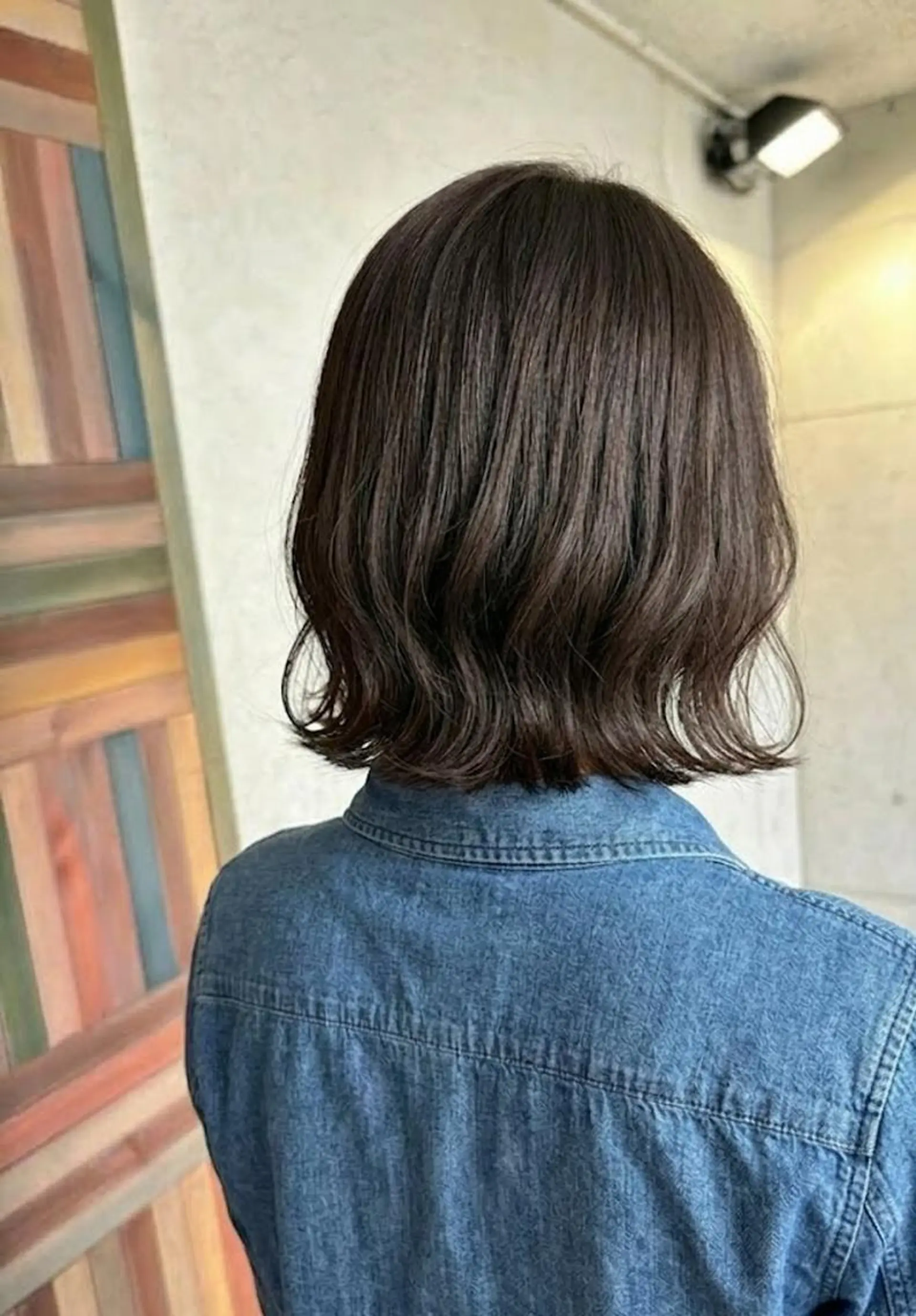 ミディアム 顔周りカット 外ハネヘア カット トリートメント ヘッドスパ flencia 丸 和博|カットのヘアスタイル