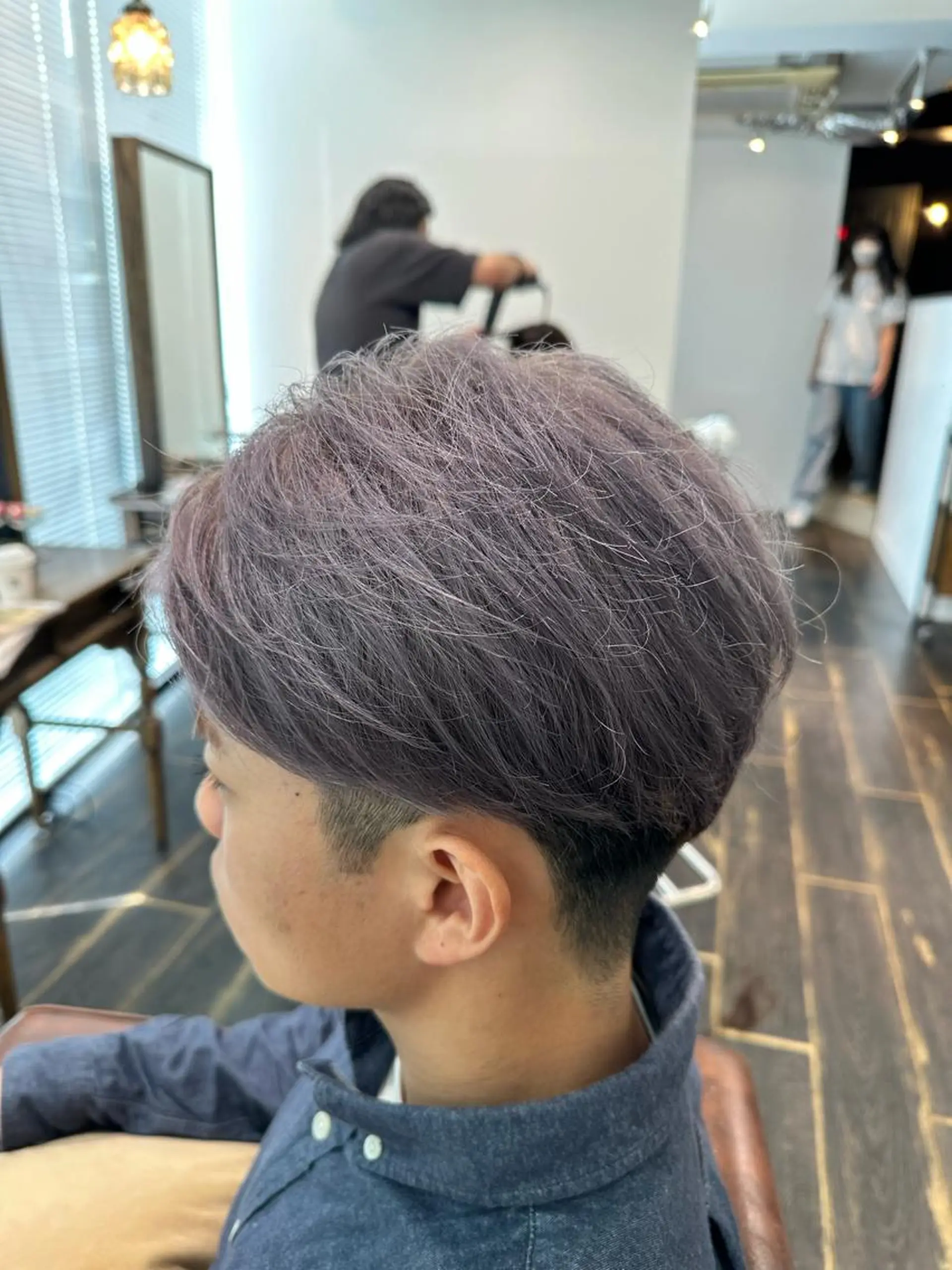 カラー メンズ 齋藤 拓麻のヘアスタイル