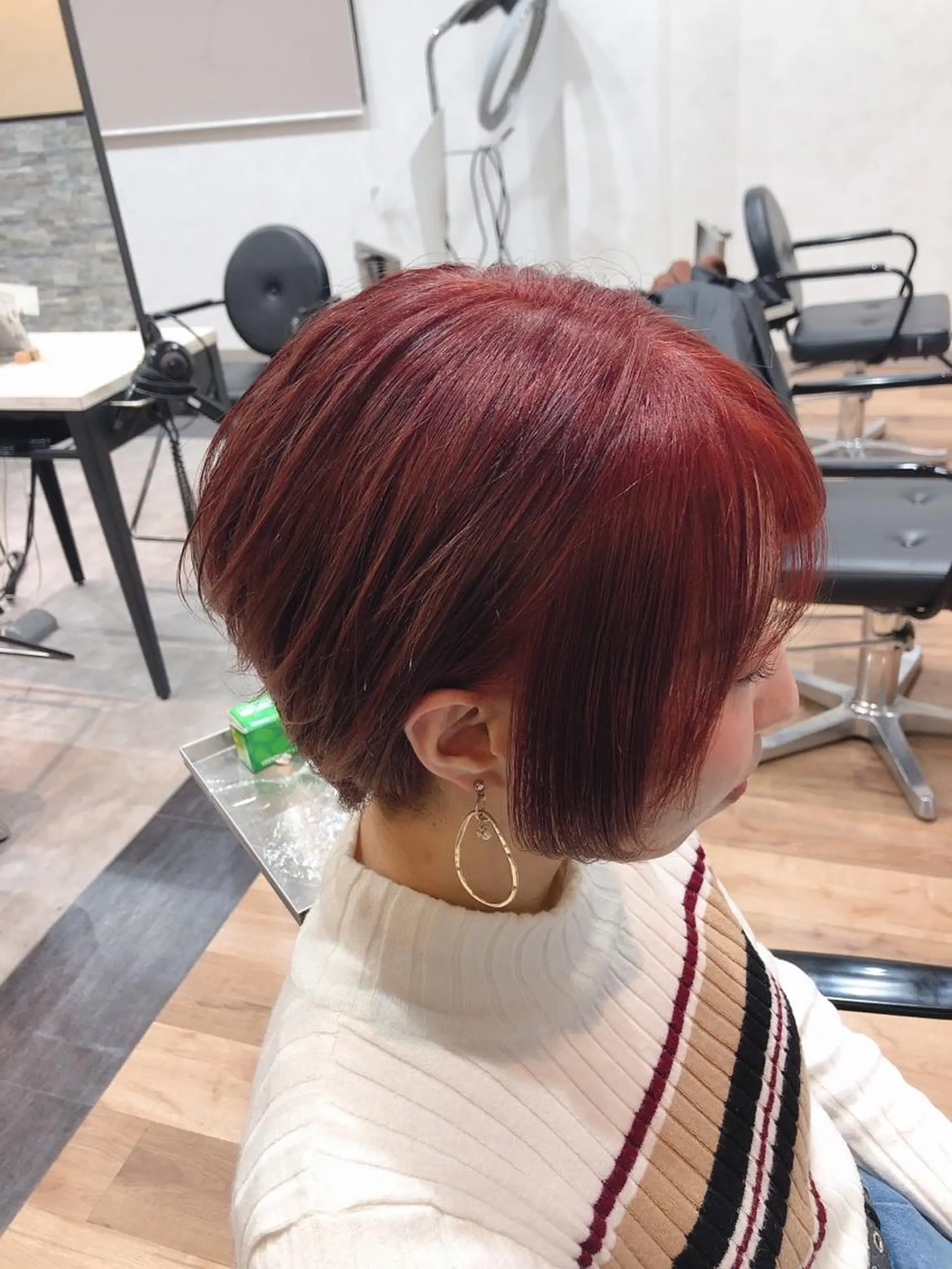 ショート 太白区/白髪ぼかし ハイライト/千葉達人のヘアスタイル