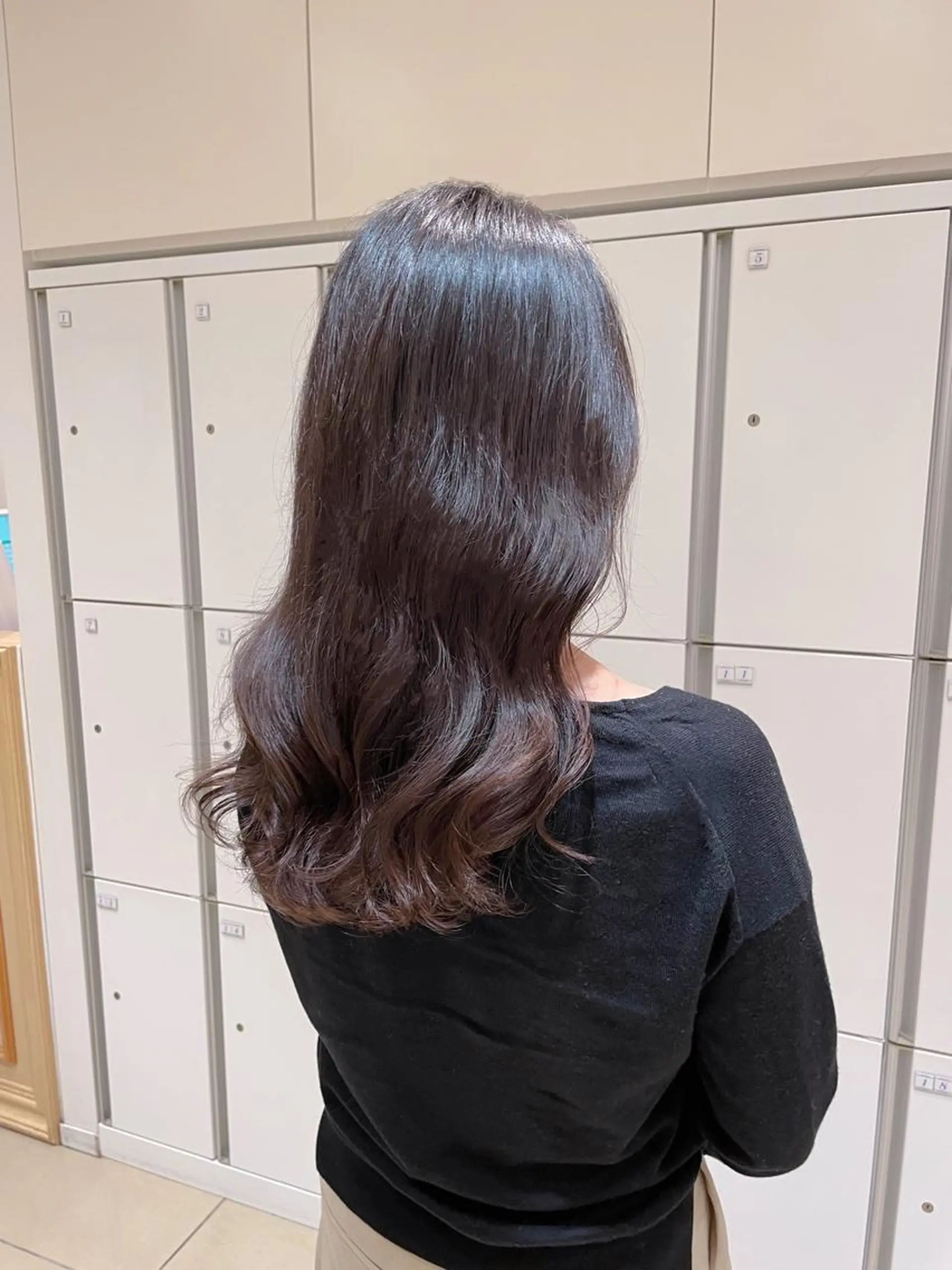 ロング カラー パーマ パーマ トリートメント 吉原 雪乃のヘアスタイル