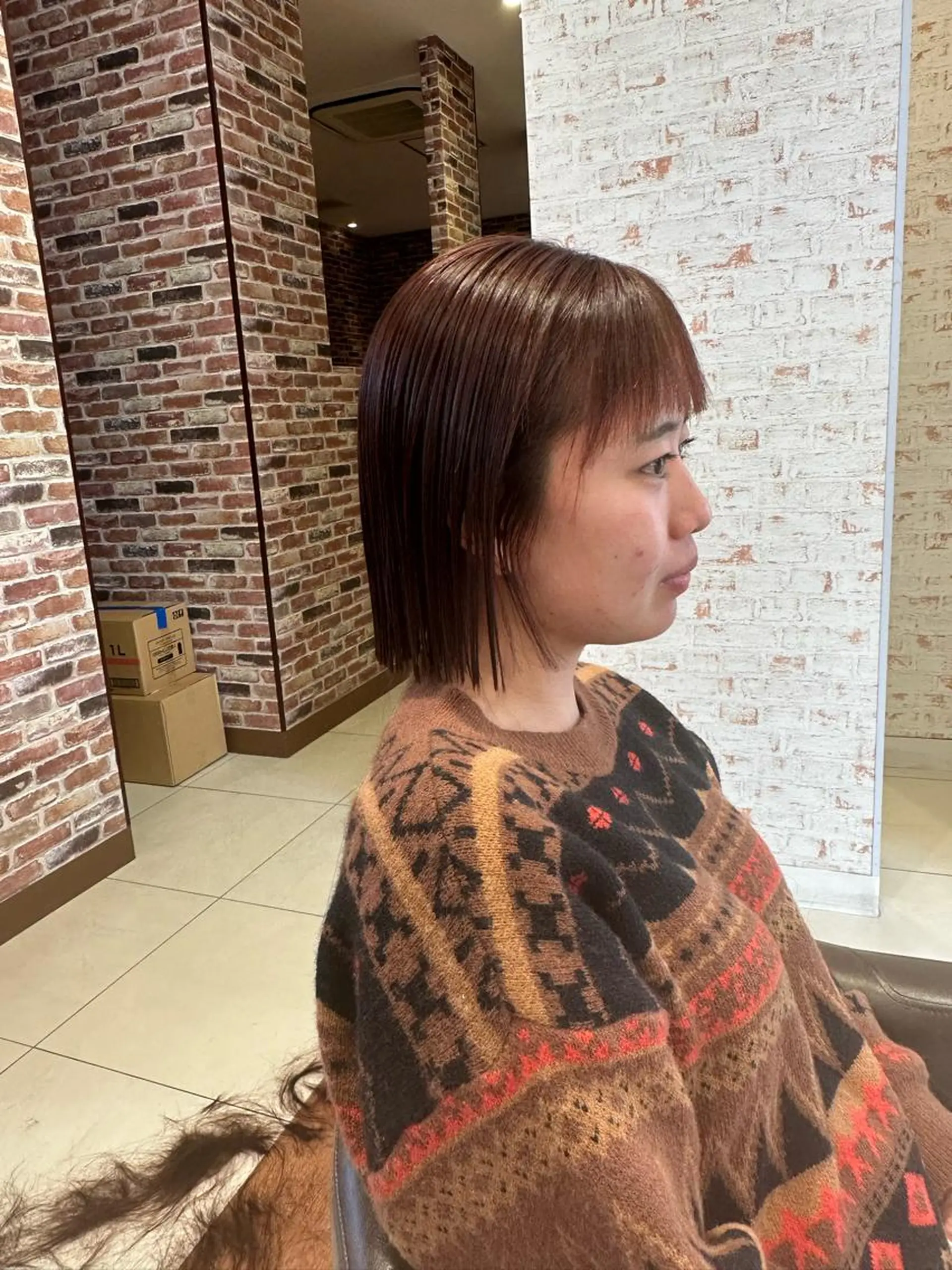 ショート カット ヘアカラー トリートメント 見川 ヒカルのヘアスタイル