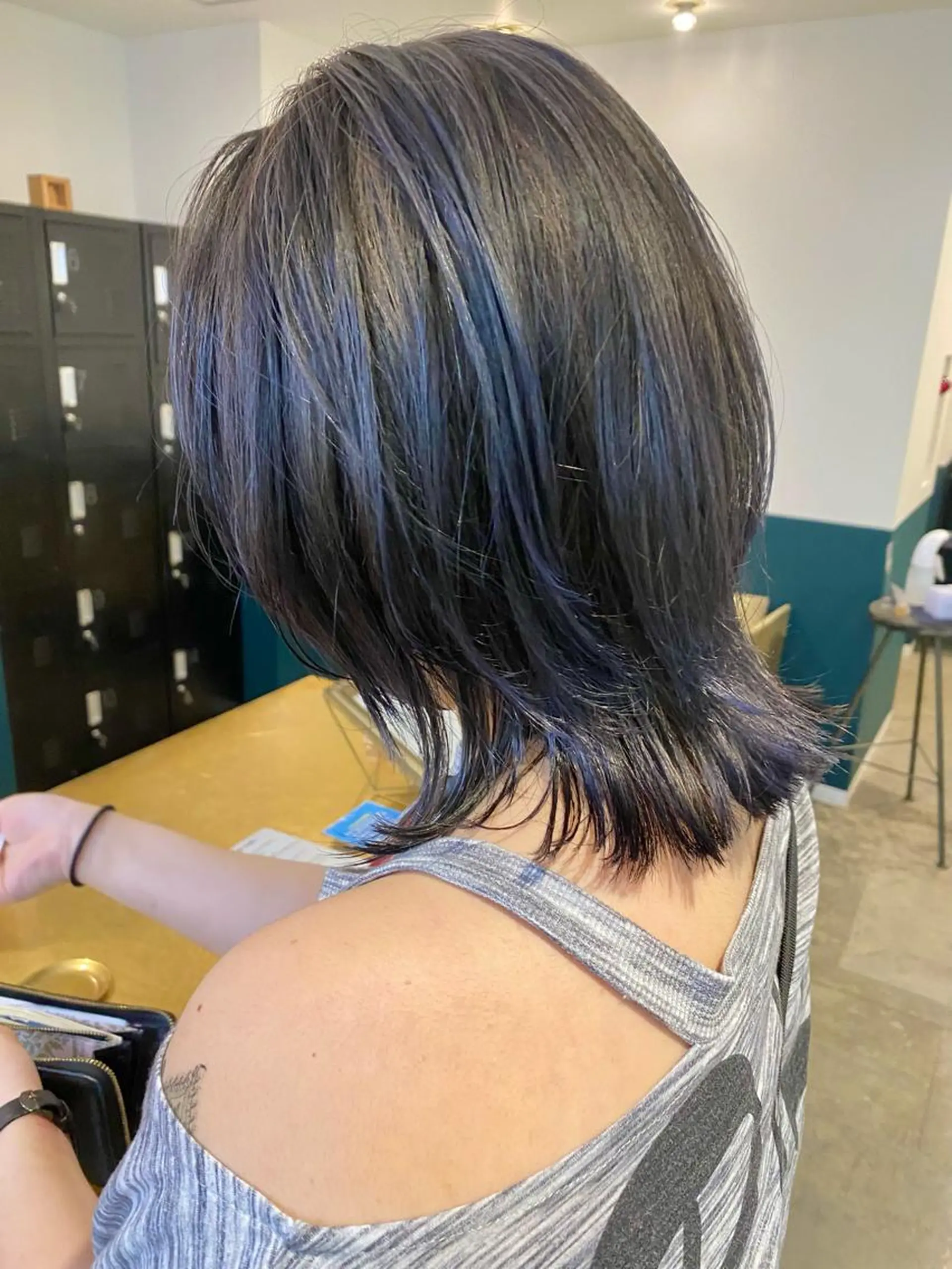 ミディアム ハイライト 武内 凌レイヤーカット🐺のヘアスタイル