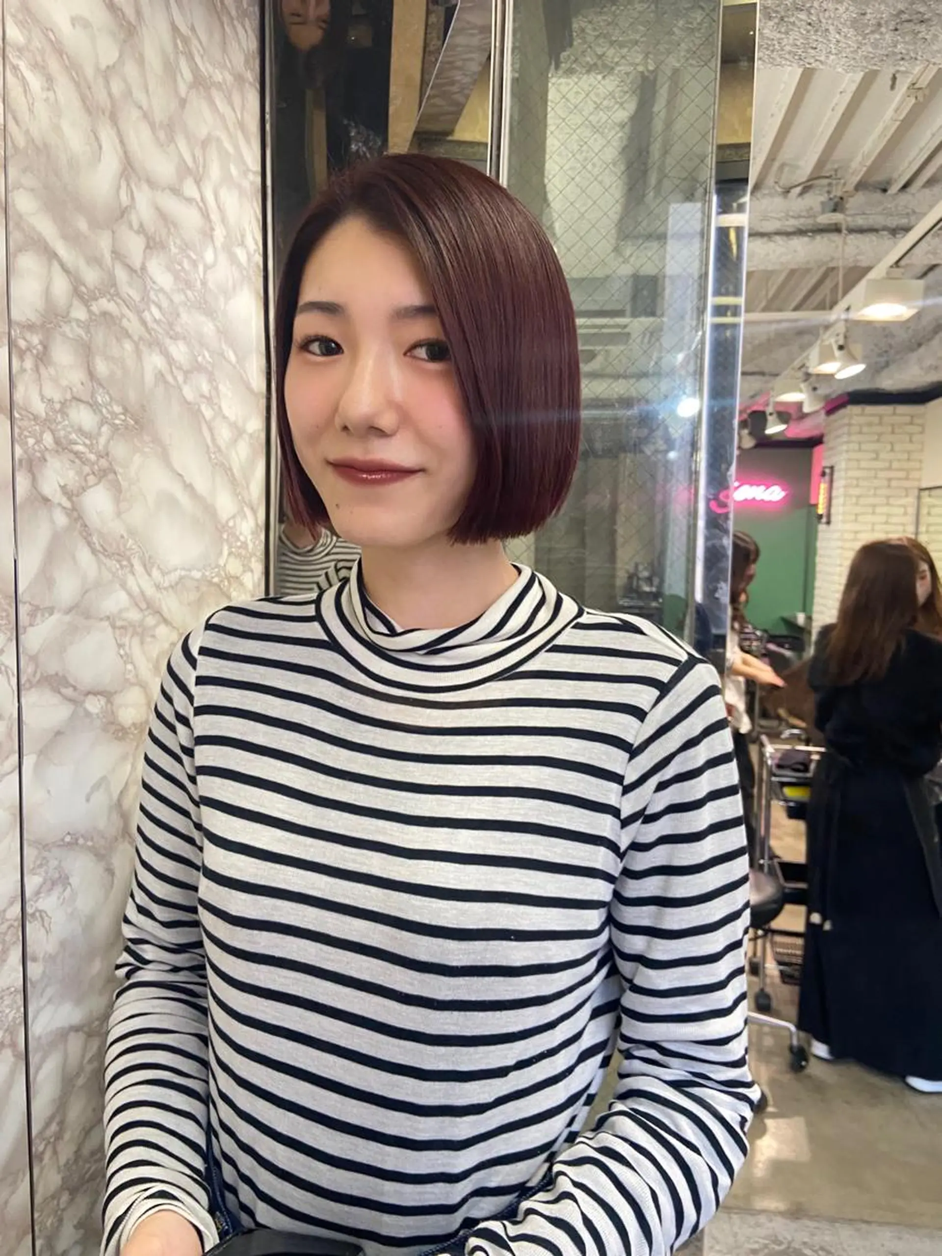 ショート カラー 地毛風艶カラー🌿 喜多夏海のヘアスタイル