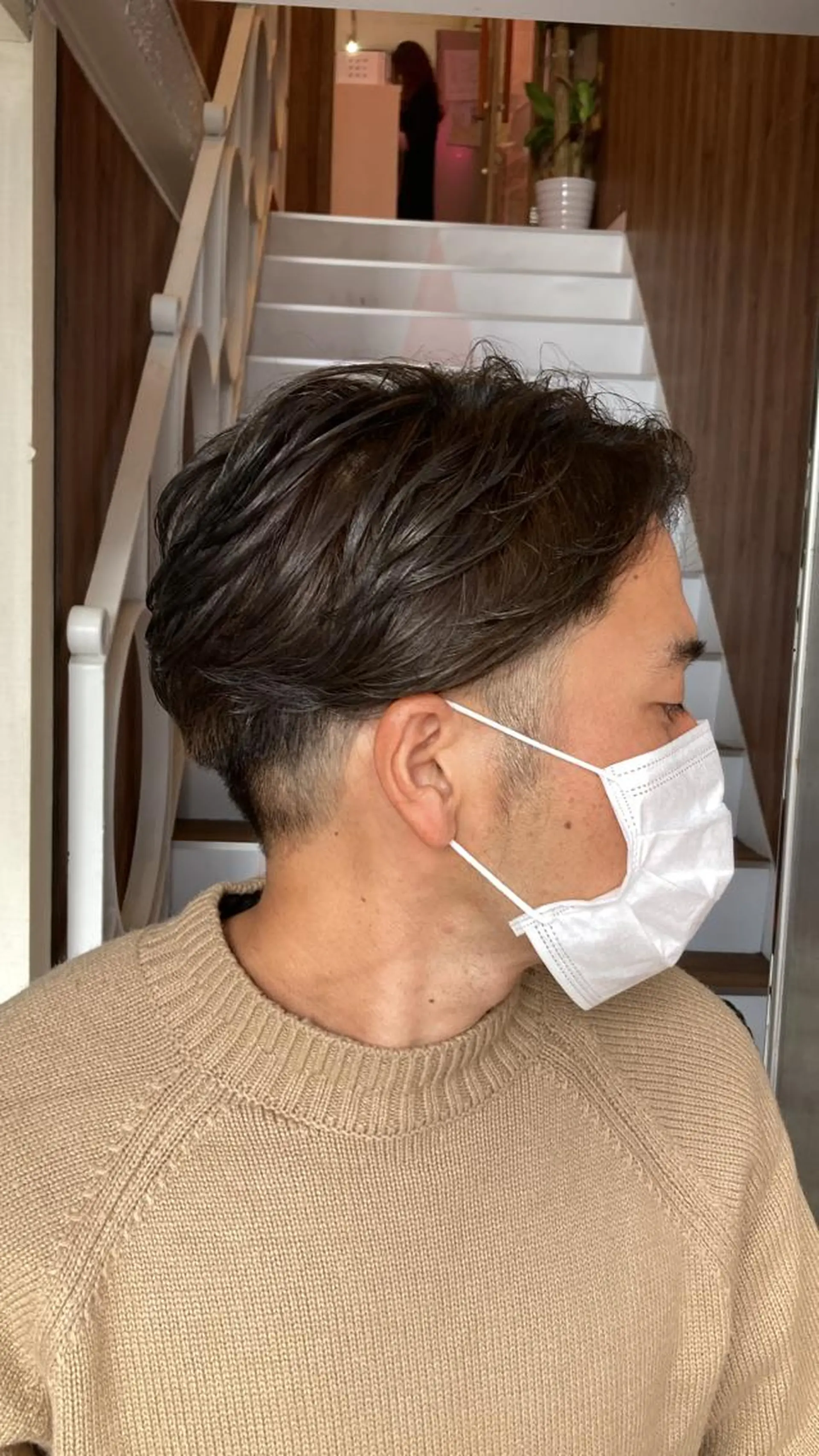 ショート カラー メンズ 【ブリーチ無しW】 【暗髪&暖色系】圭真のヘアスタイル