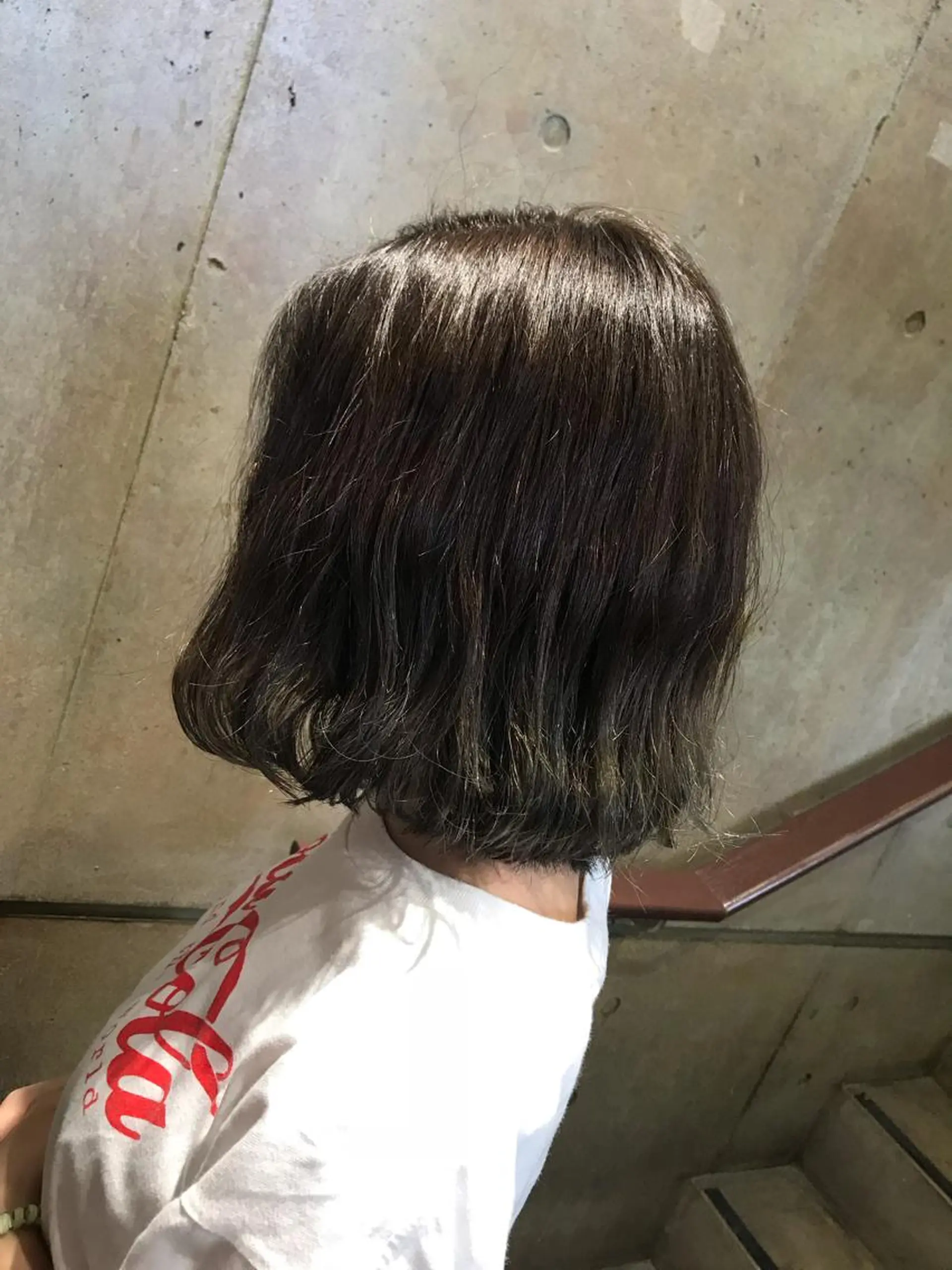 ミディアム カラー 一ノ瀬 蘭のヘアスタイル