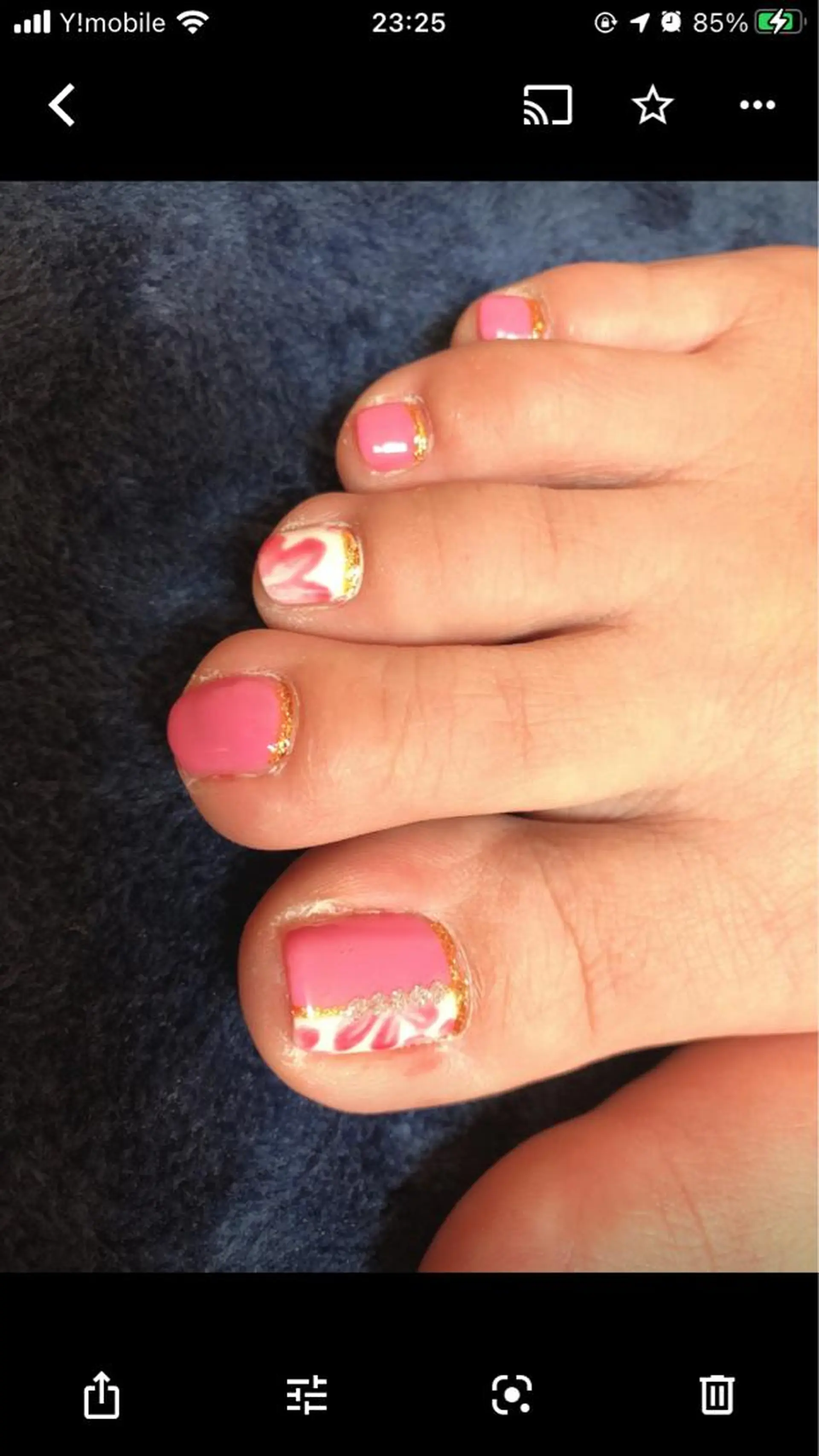 ネイル フットネイル 大和田 美貴のネイルデザイン