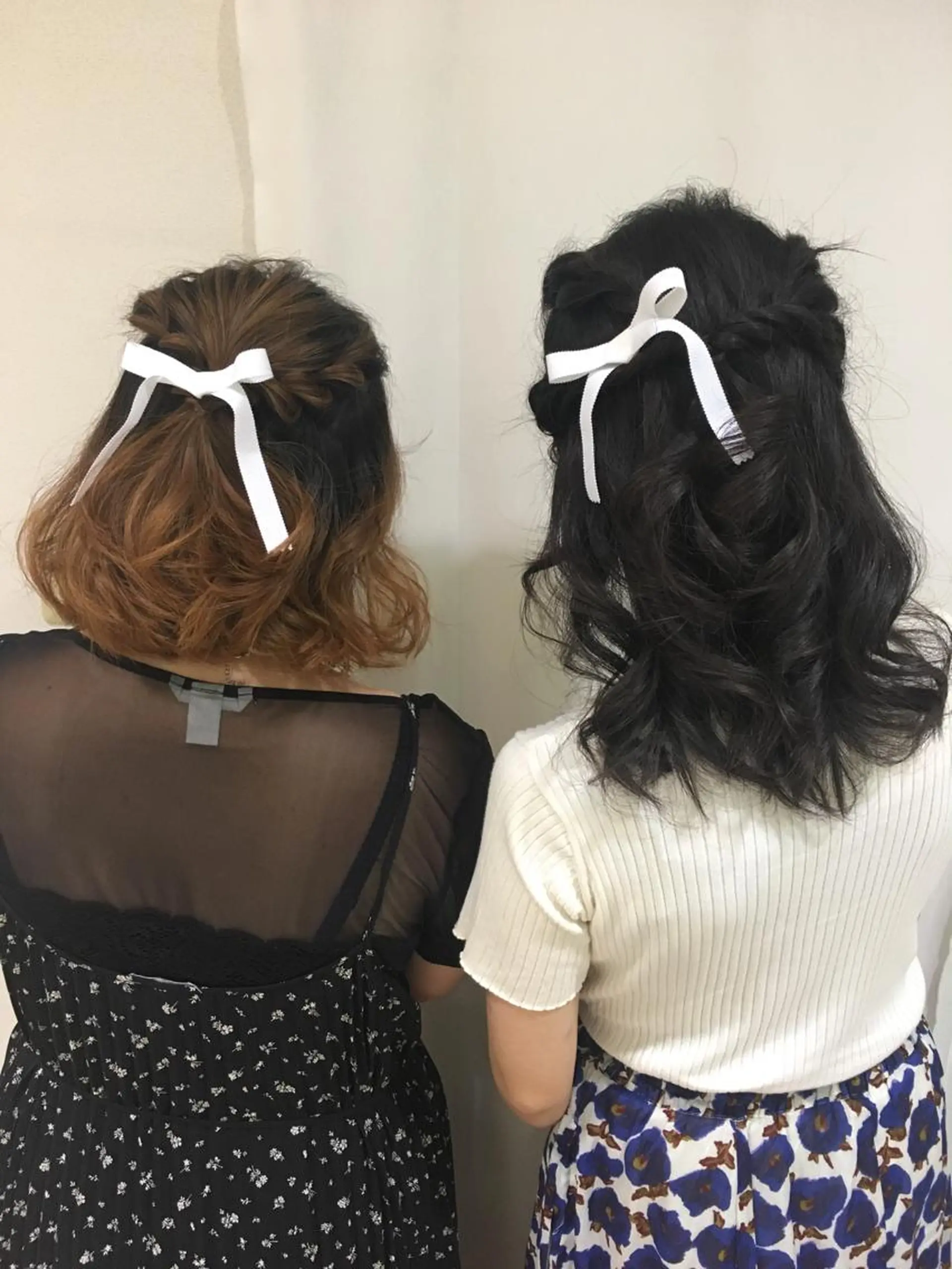 ミディアム カラー ヘアアレンジ きむえり/髪質改善 /うねり広がり改善のヘアスタイル