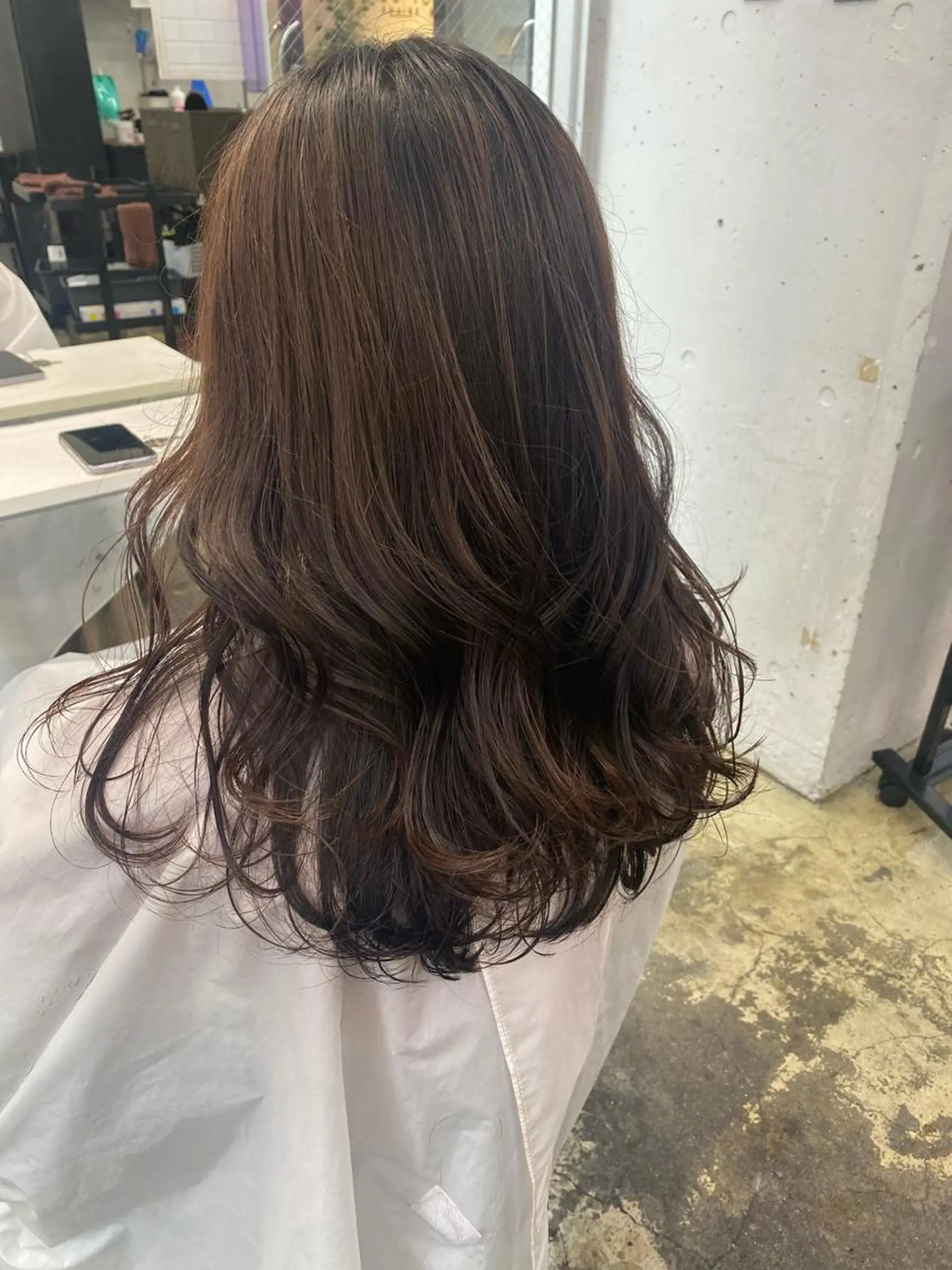 ロング レイヤーカット カット 💗💗韓国レイヤー yu-ki💗💗のヘアスタイル