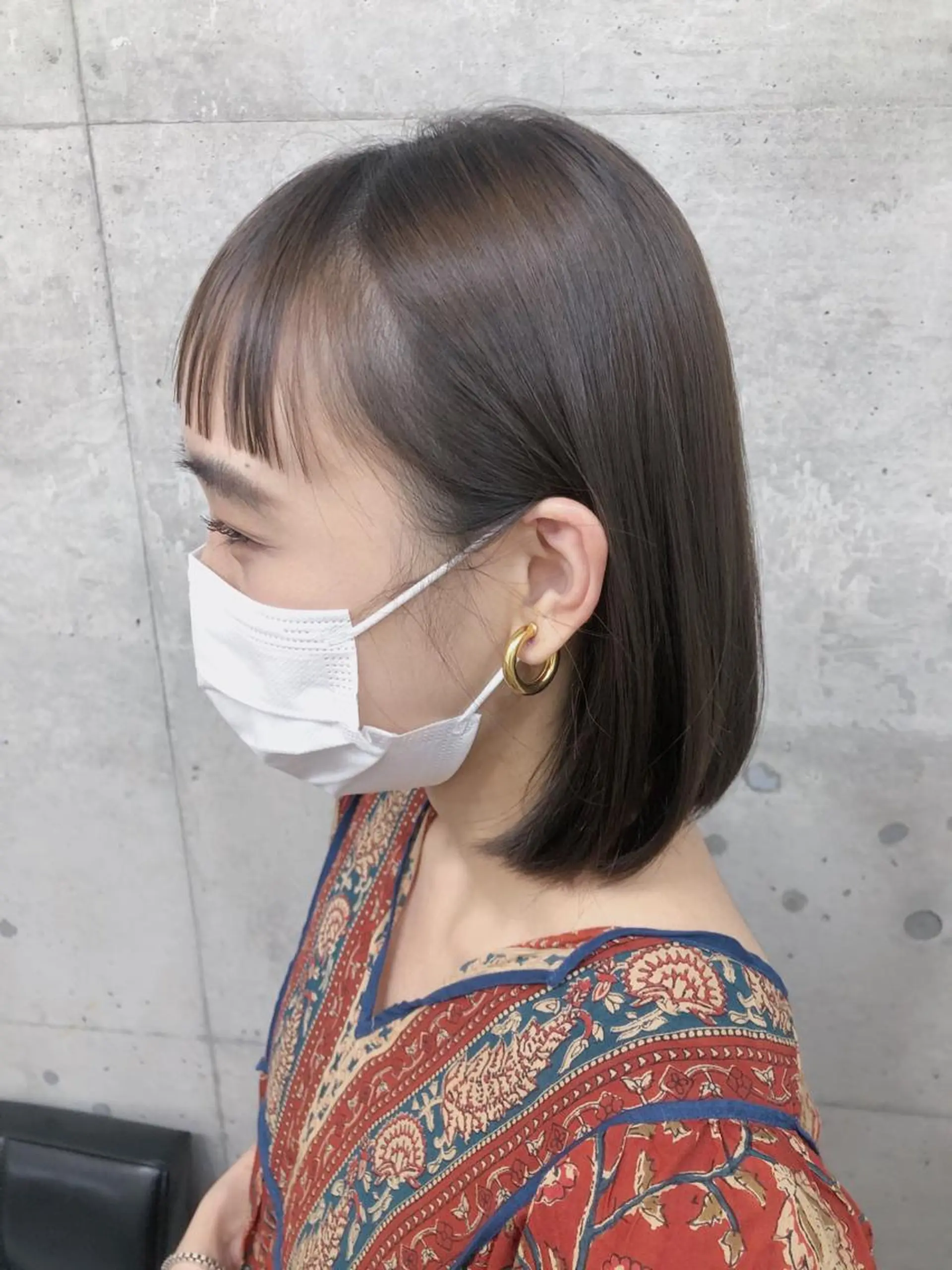 ミディアム オン眉 MeL 横浜/ ＭＩＨＯのヘアスタイル