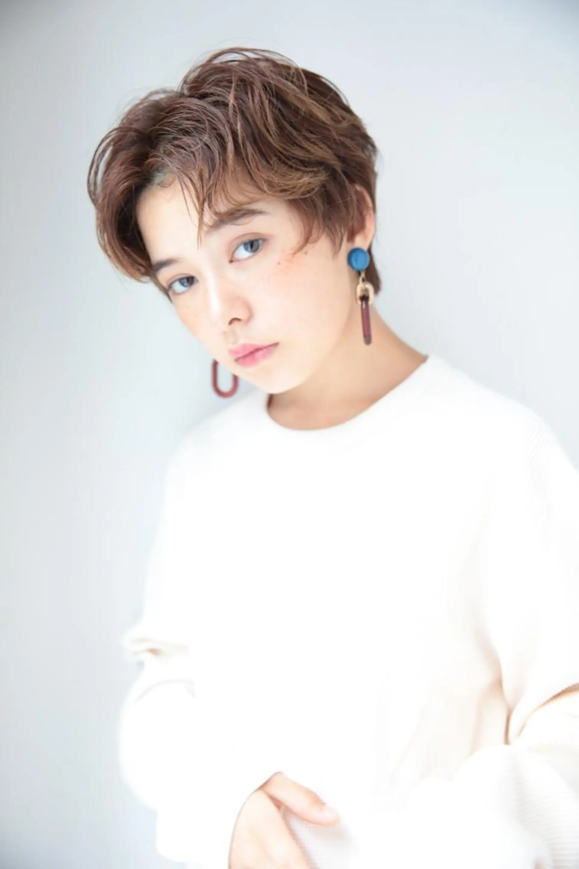 ショート カラー レイヤーカット✂️ 横浜No1♡下鳥翔子のヘアスタイル