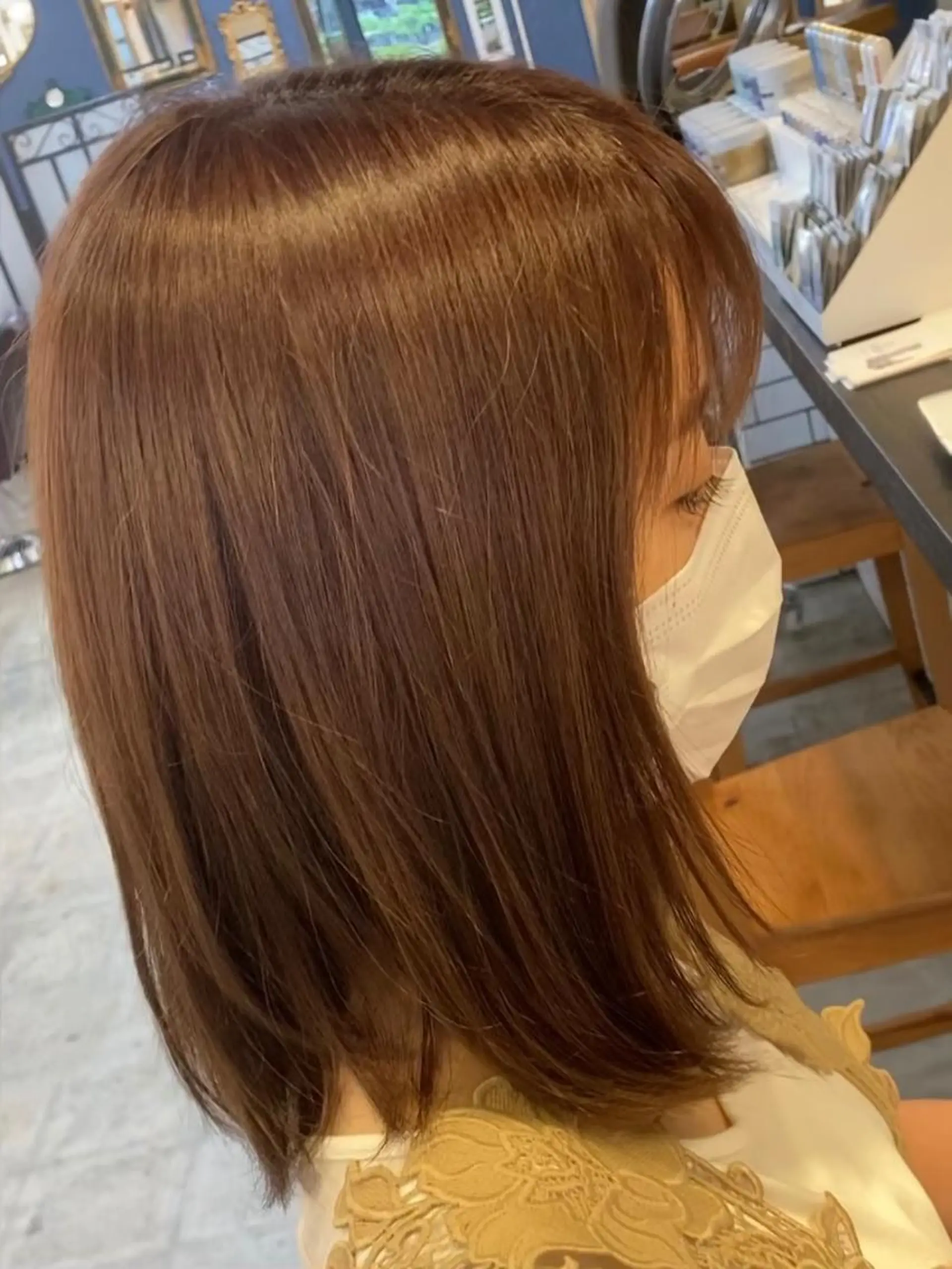 カラー 瓦井 慧のヘアスタイル