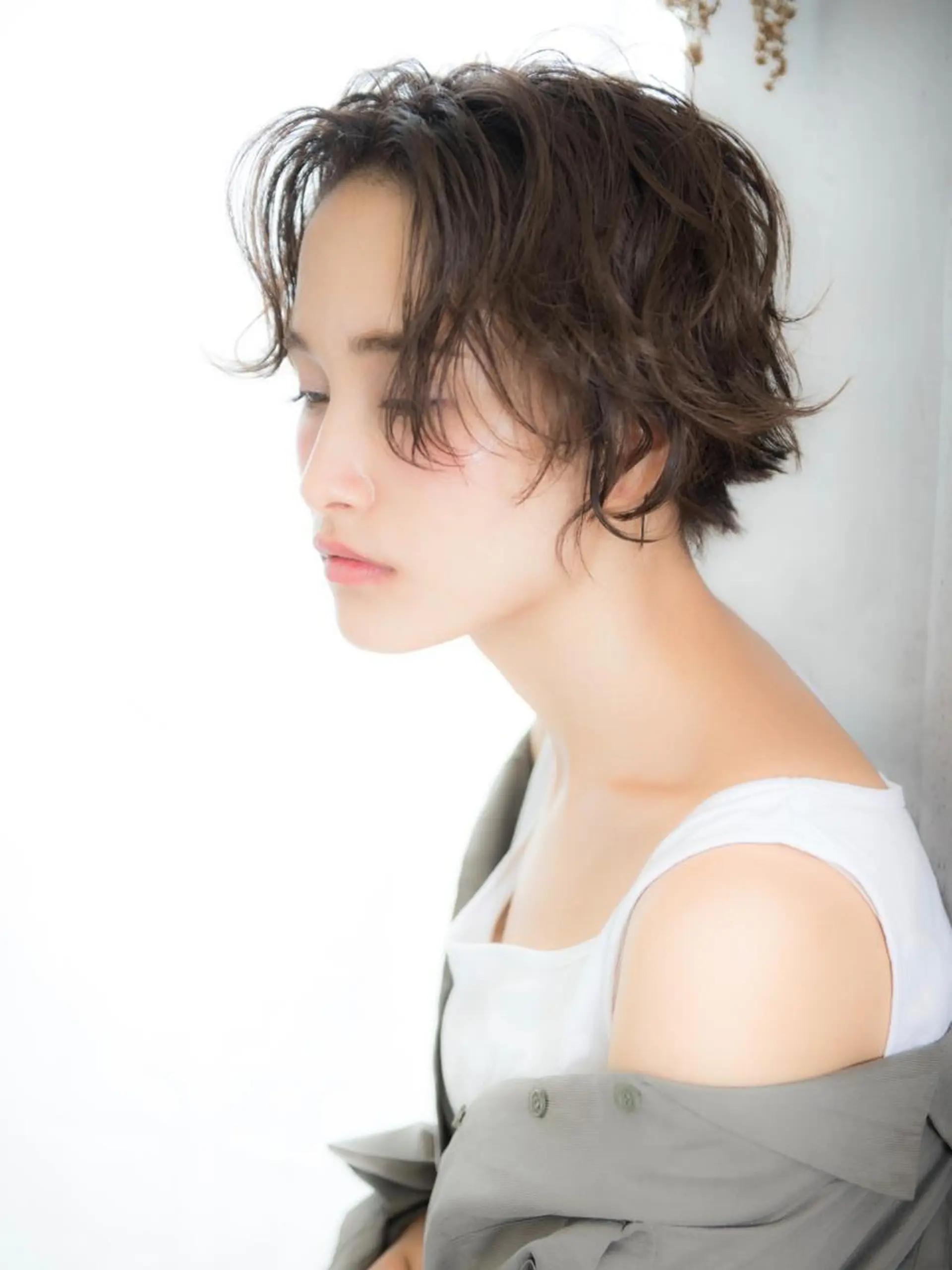 ショート カラー レイヤーカット✂️ 横浜No1♡下鳥翔子のヘアスタイル