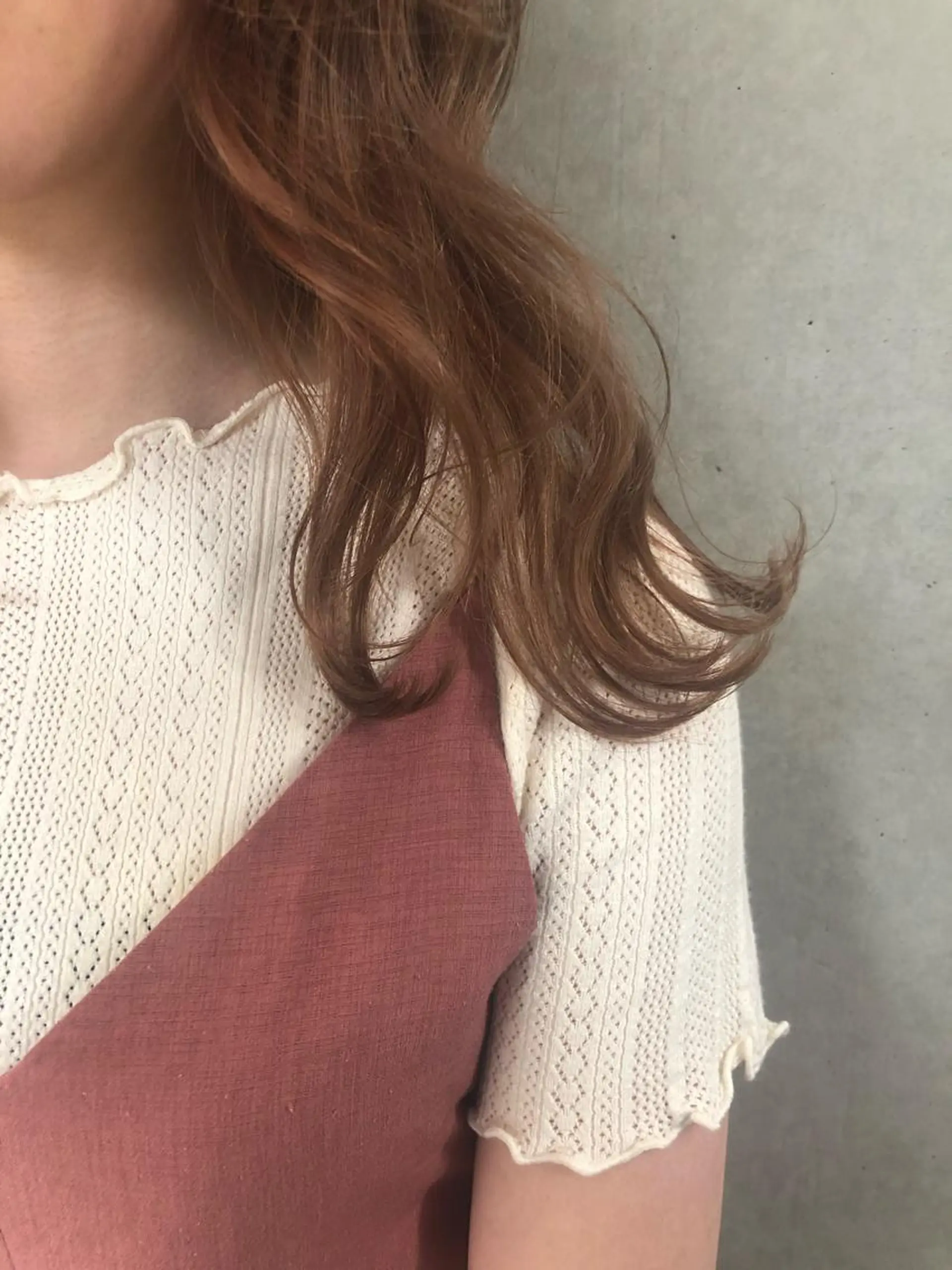 ミディアム カラー パーマ 【白髪ぼかし 専門GBG】自由が丘のヘアスタイル