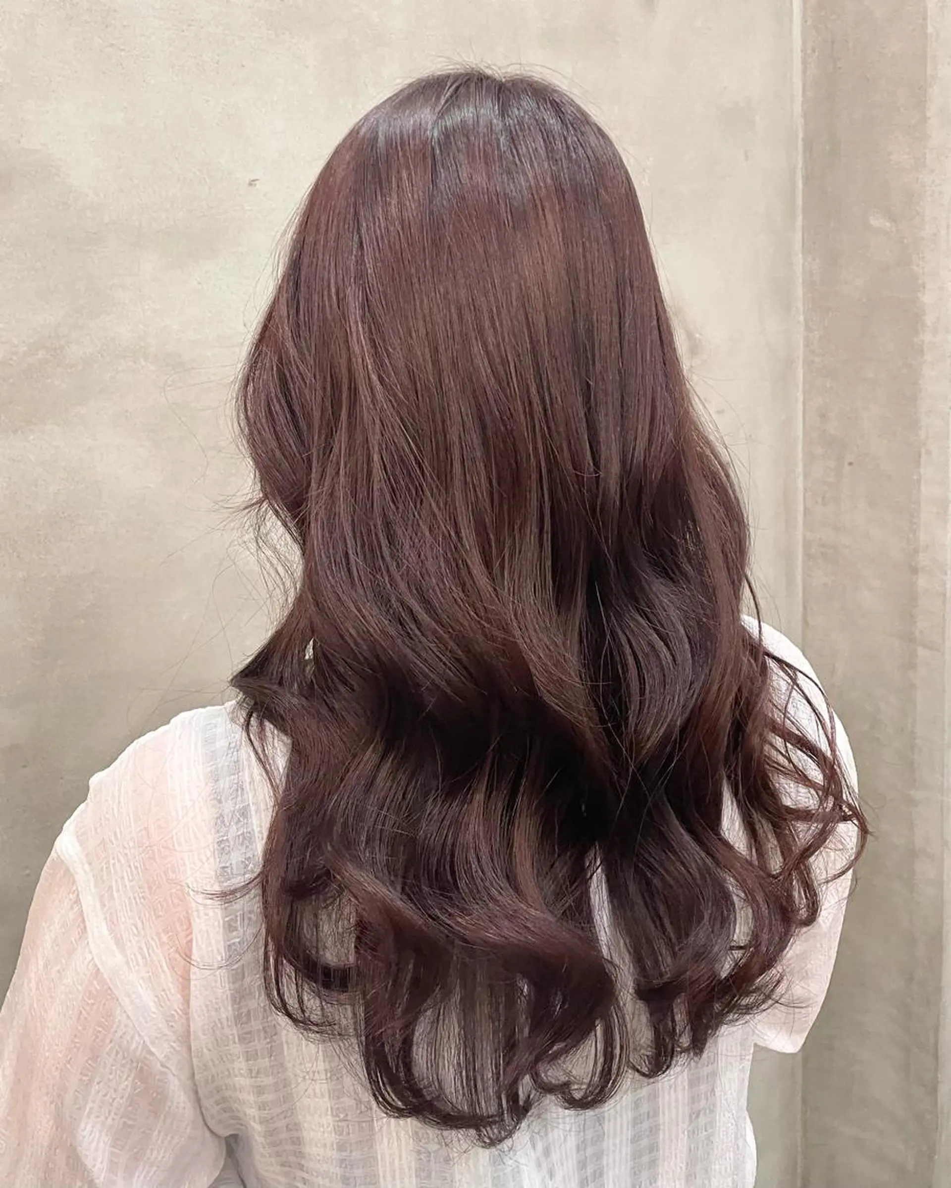 ロング カラー カット ヘアカラー トリートメント 【ピンク/韓国ヘア/ ヘアセット】亜海のヘアスタイル