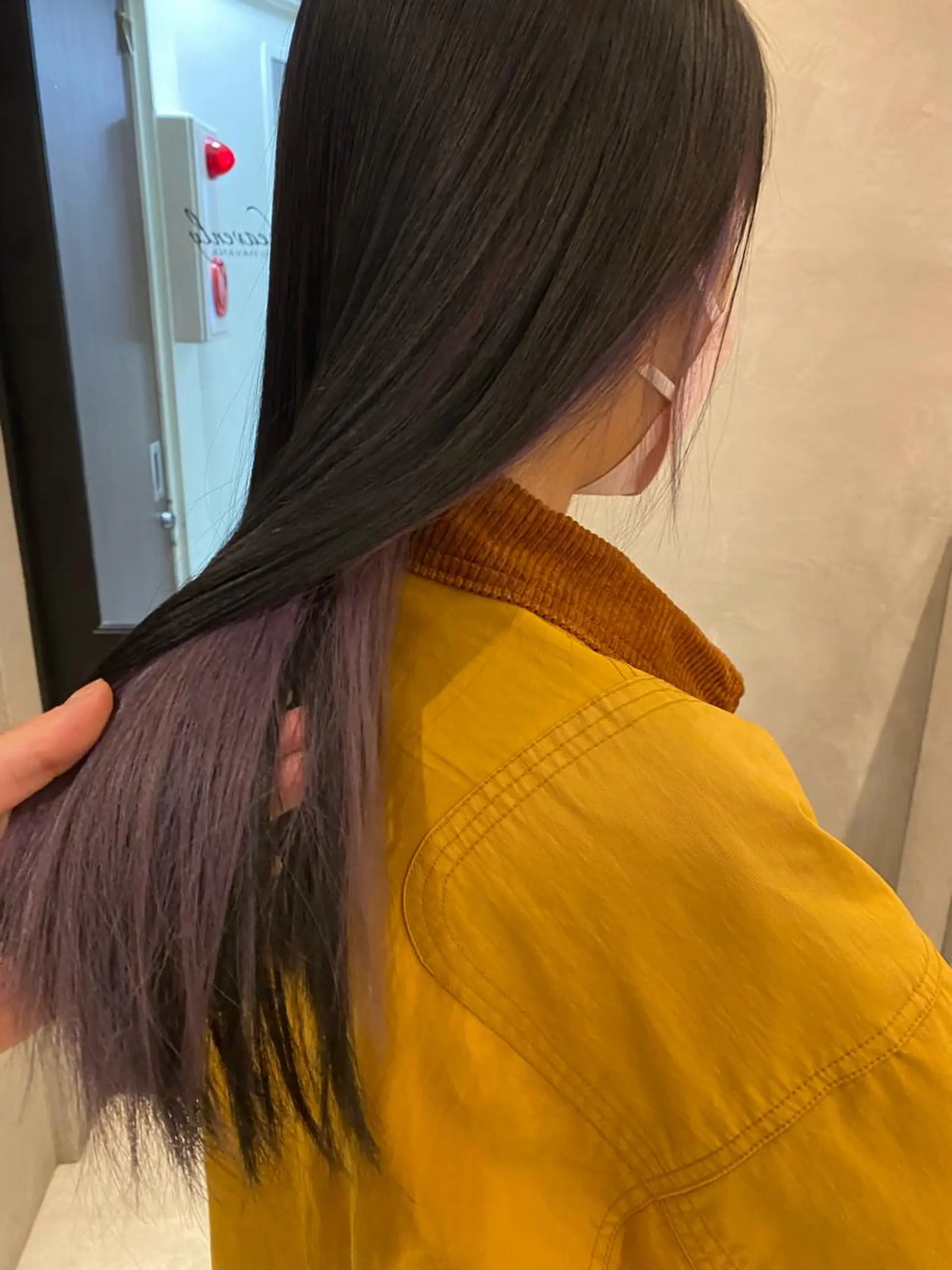 ミディアム カット ヘアカラー 縮毛矯正 トリートメント 顔周りカット・相談 レイヤーも◎しずくのヘアスタイル