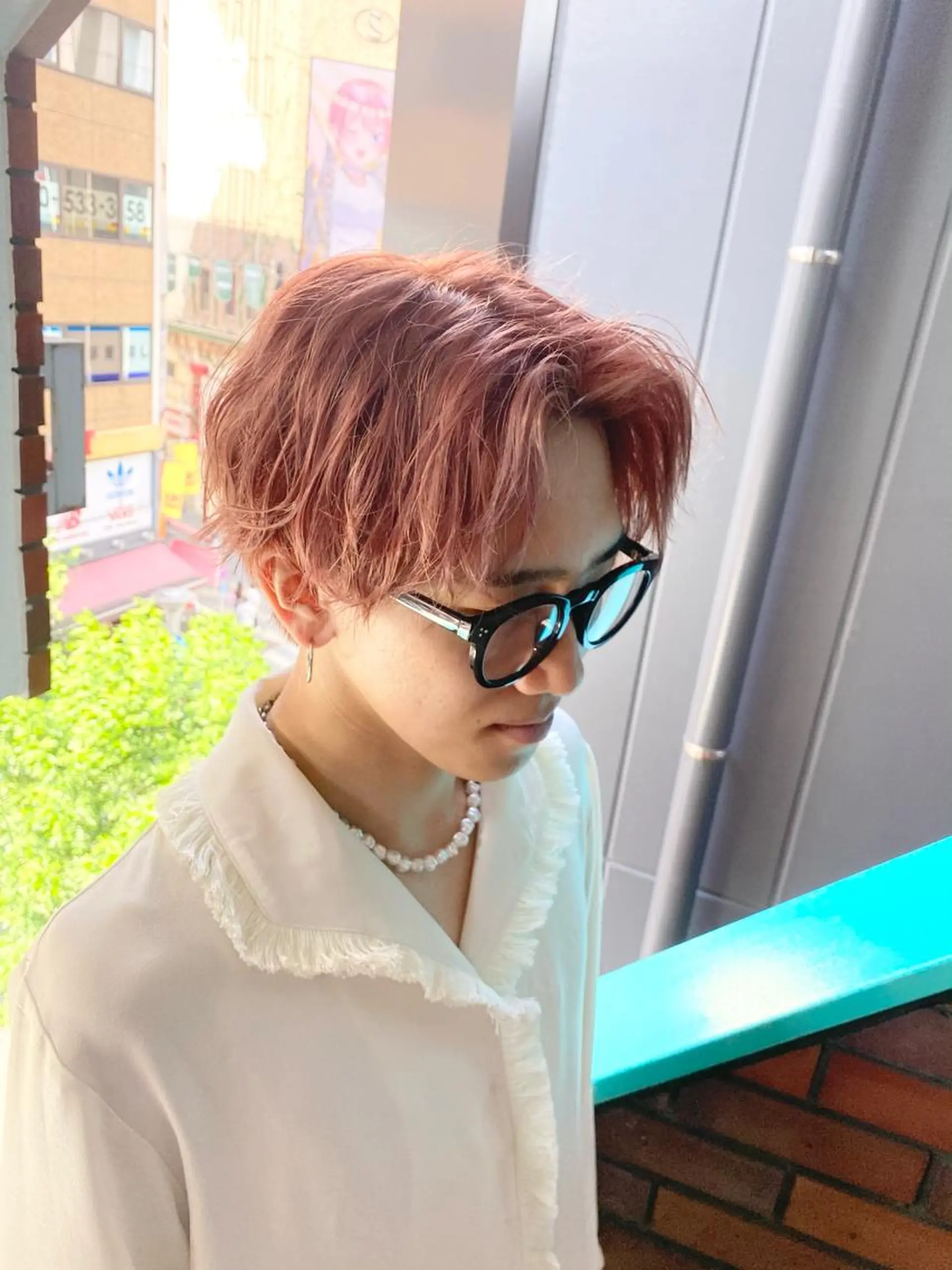 ショート カラー ヘアカラー graphy池袋 東ヶ崎　凌のヘアスタイル