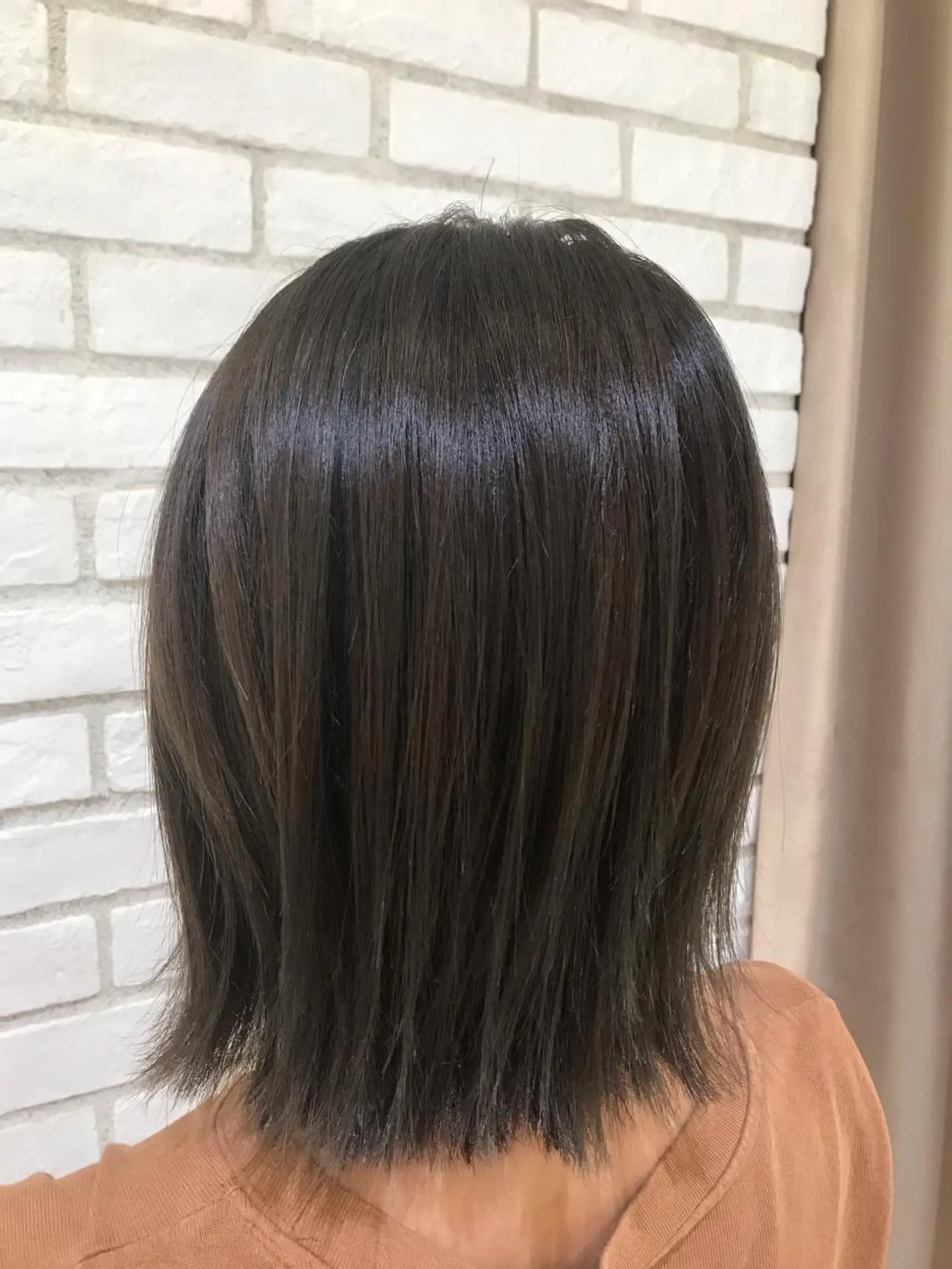 カラー 髪質改善 ヘアカラー トリートメント 米良 志織のヘアスタイル