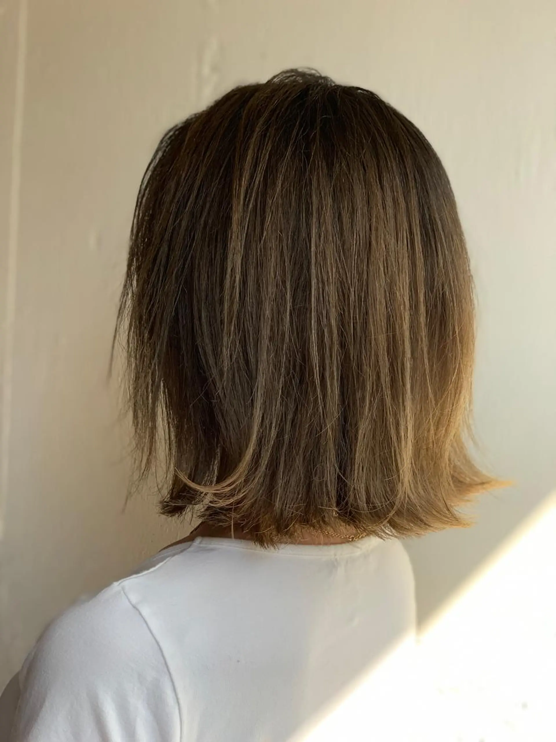 カラー 艶カラー|透明感 カラー|レイヤーのヘアスタイル