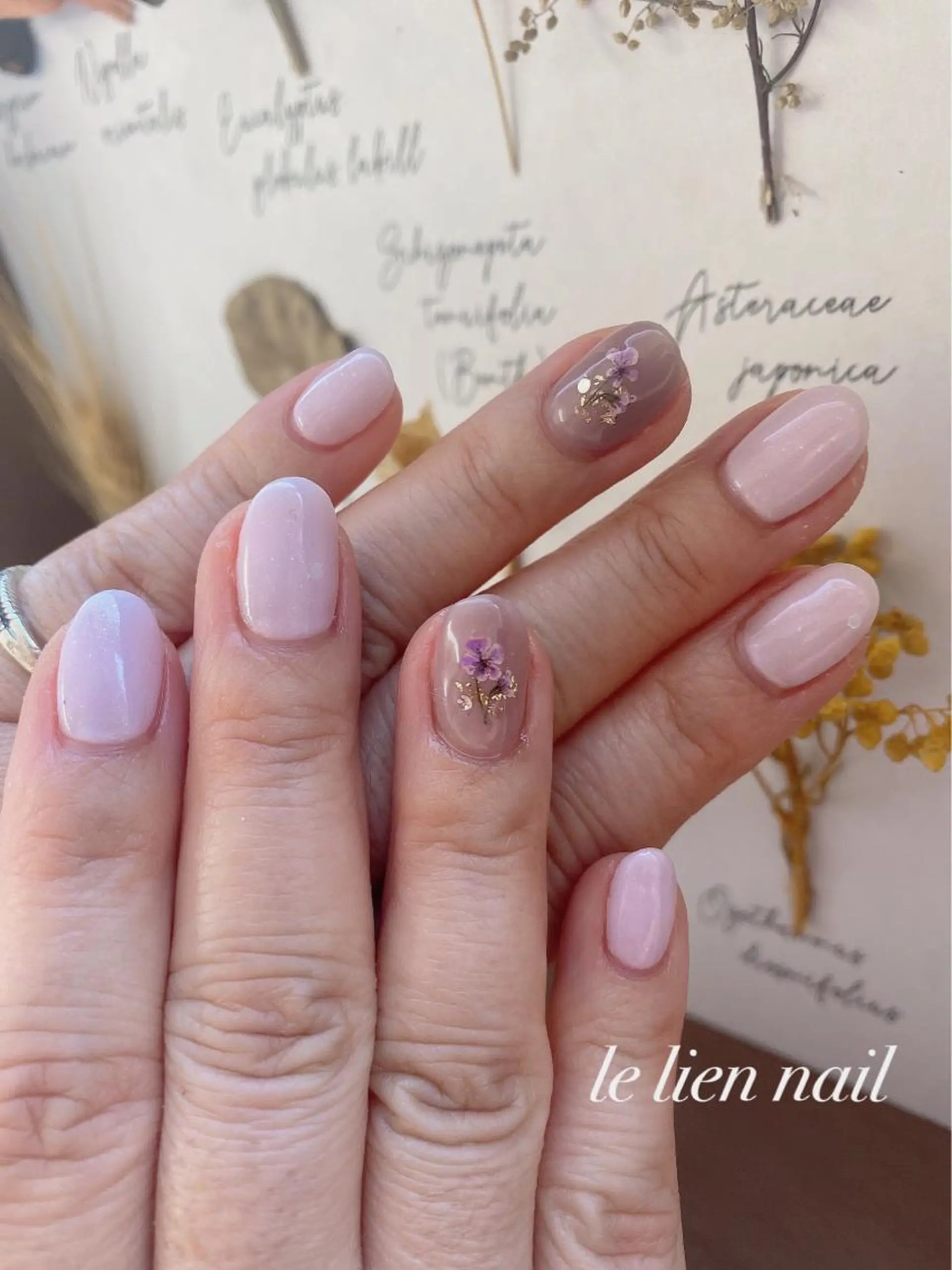 ショート le lien nailのネイルデザイン